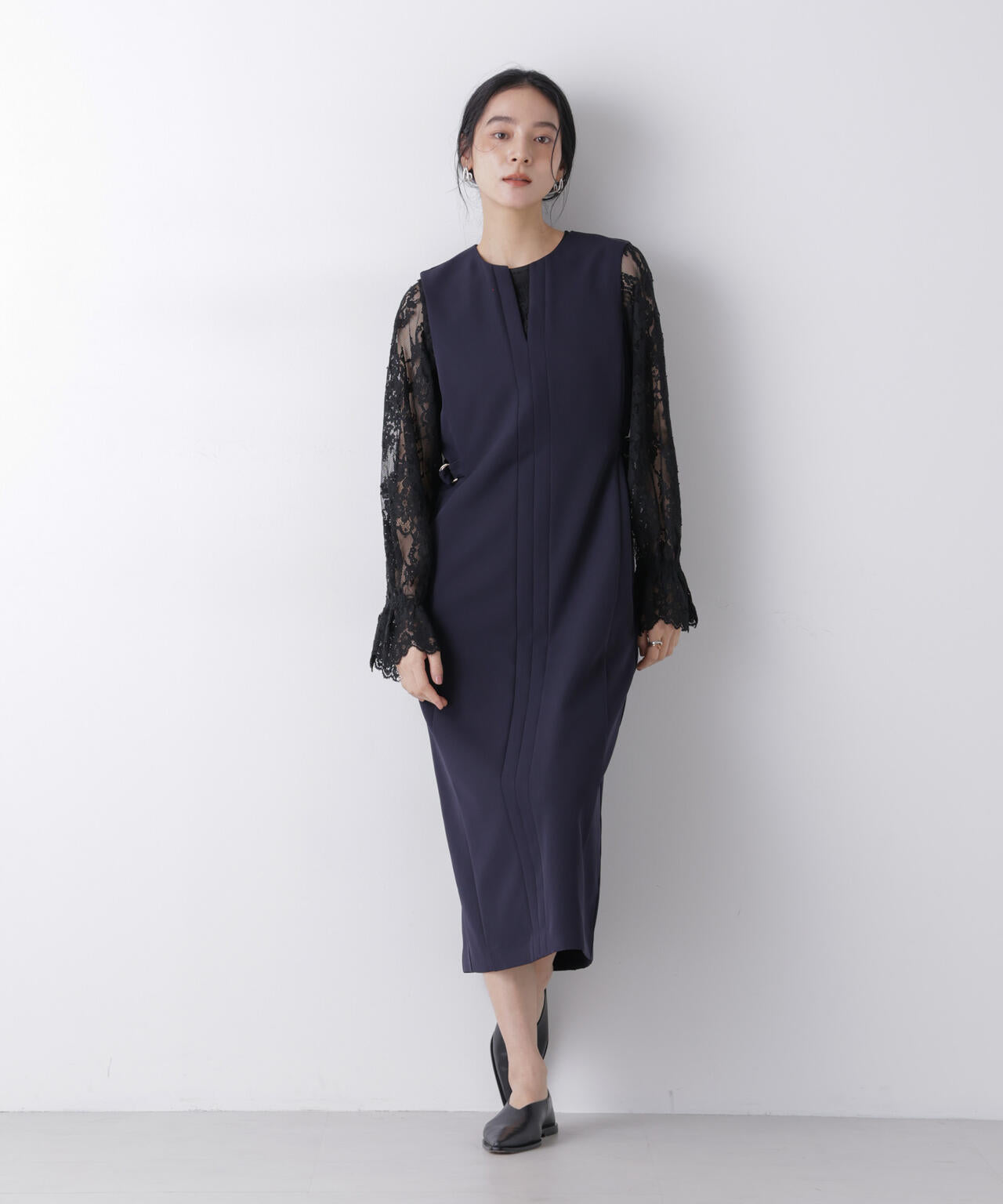 デイリーファンクション サイドベルトキーネックワンピース(セットアップ可) 6696119300