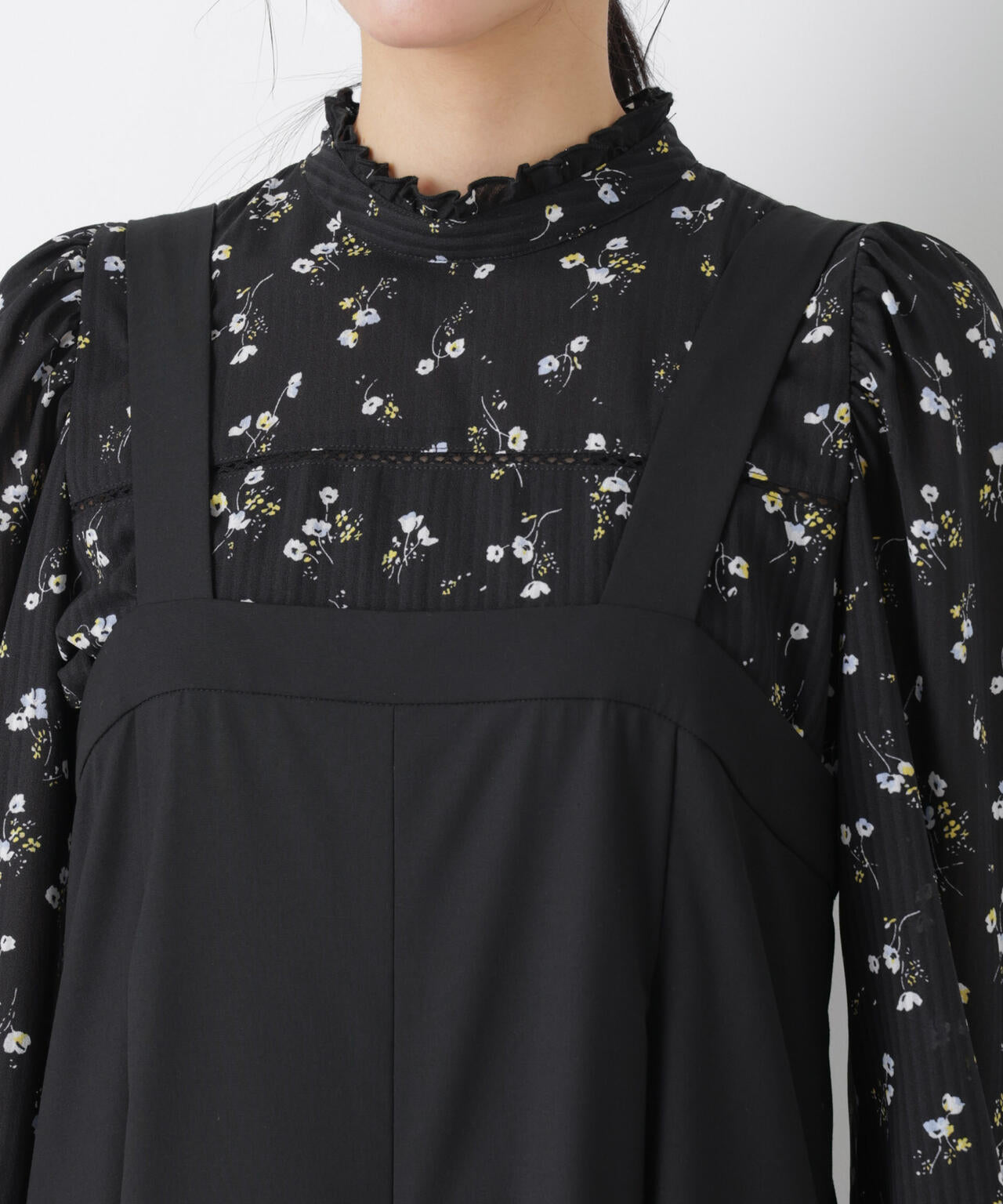 ワイドフレアサロペット 6696119303