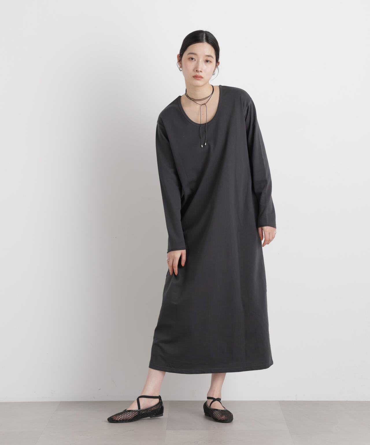 前後2wayチョーカー付きカットワンピース 6696119309