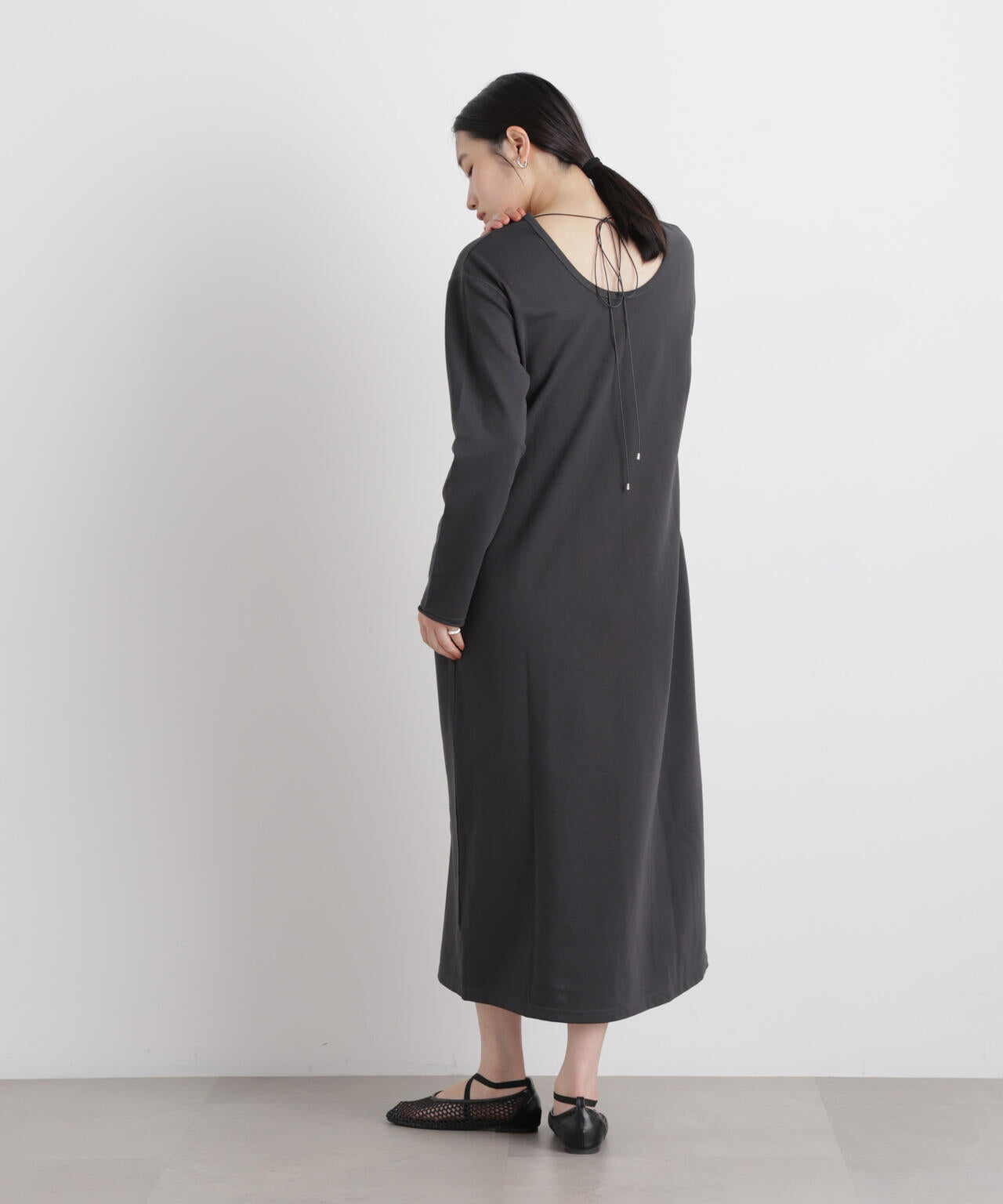 前後2wayチョーカー付きカットワンピース 6696119309