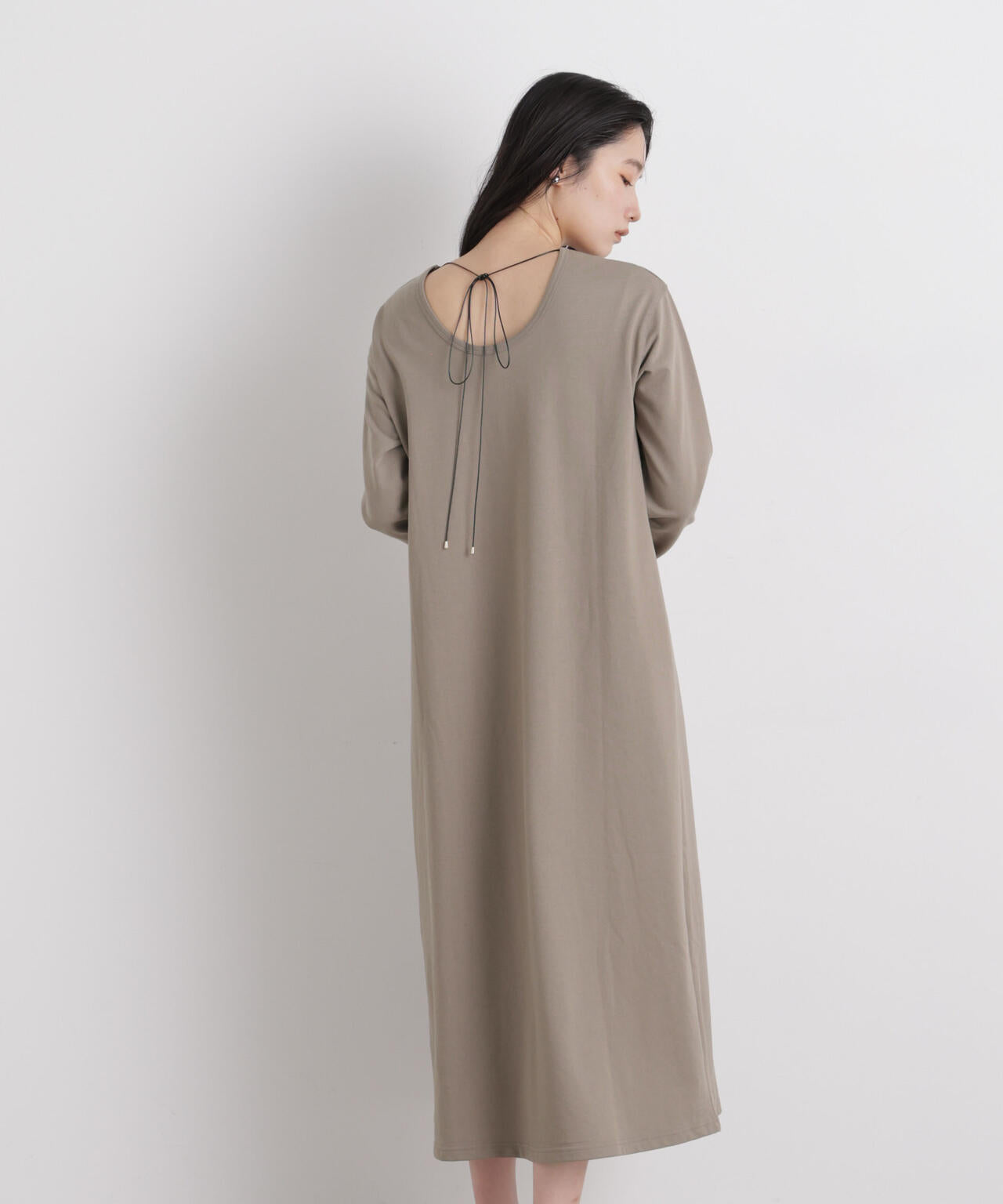 前後2wayチョーカー付きカットワンピース 6696119309