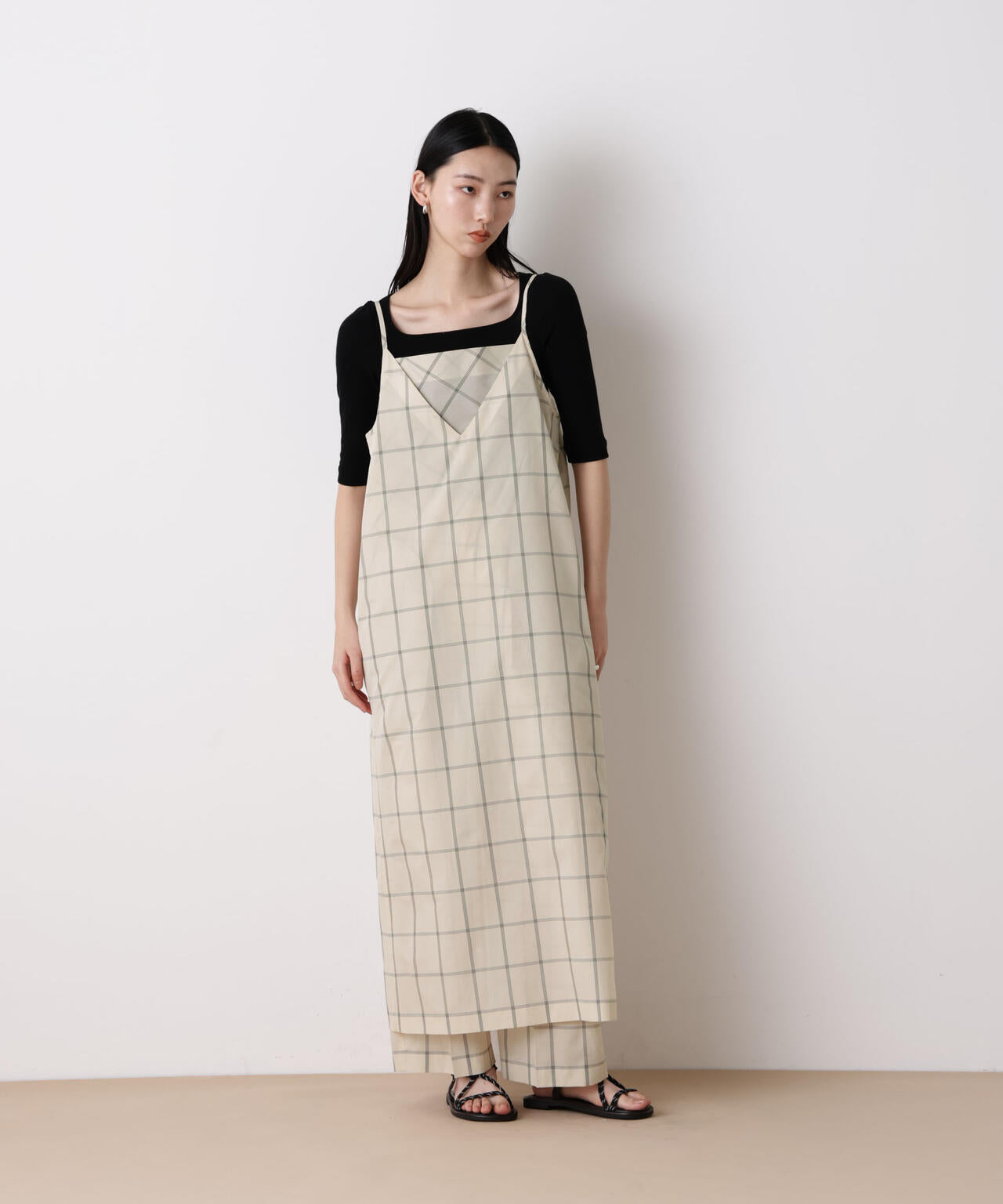 「STEVELOUR」バックオープンキャミワンピース(セットアップ可) 6696119312