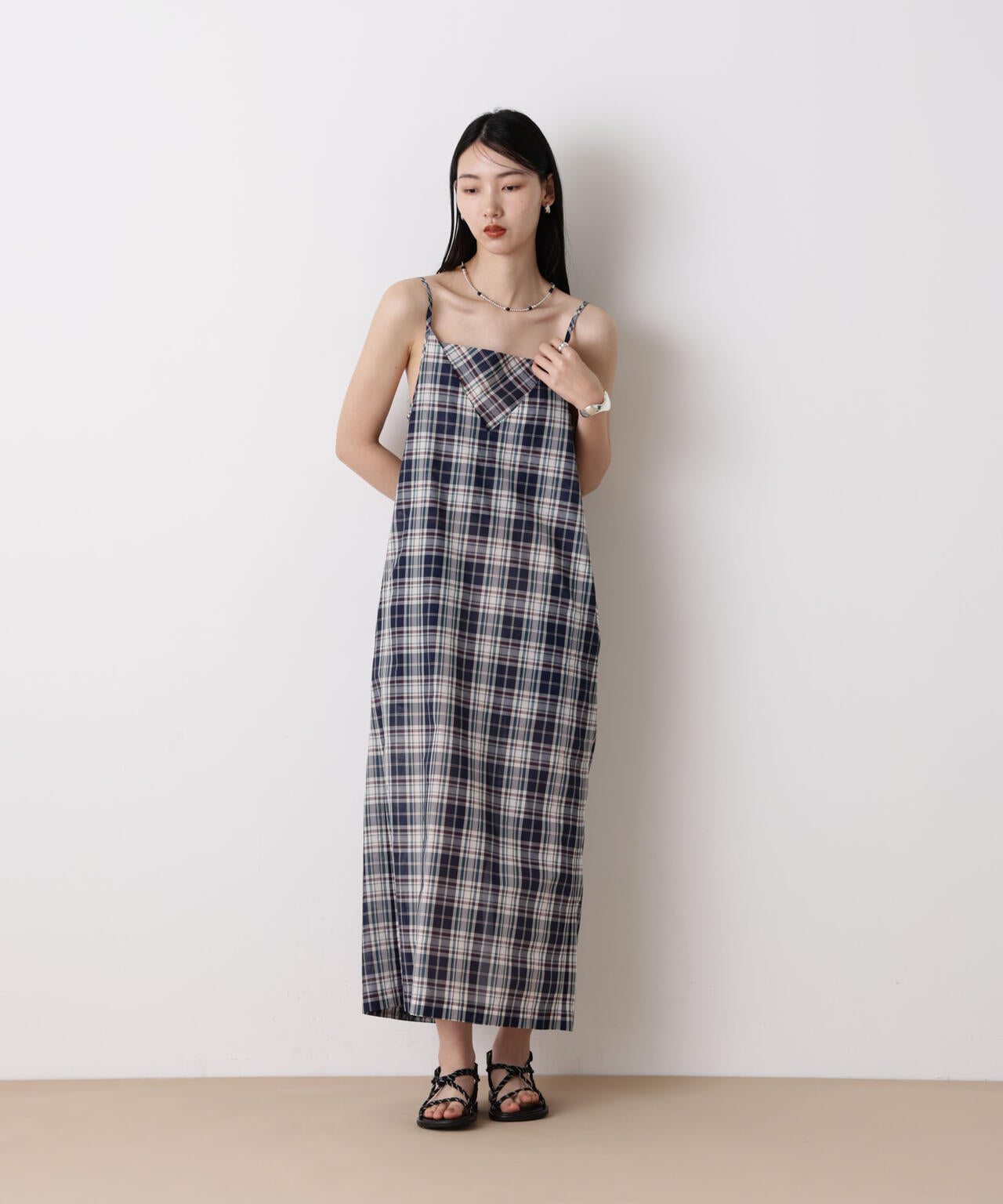 「STEVELOUR」バックオープンキャミワンピース(セットアップ可) 6696119312