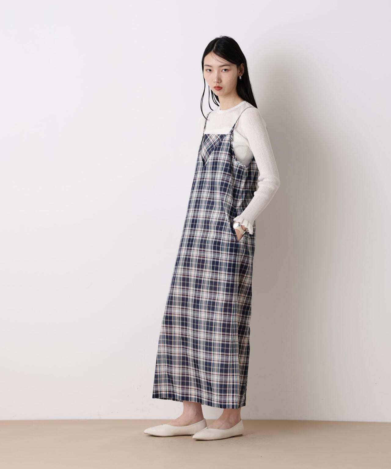 「STEVELOUR」バックオープンキャミワンピース(セットアップ可) 6696119312