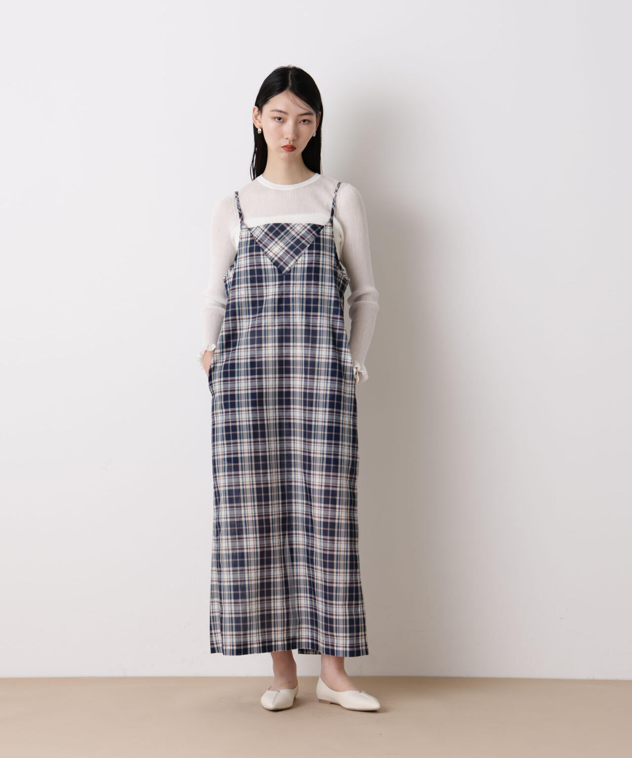 STEVELOUR」バックオープン キャミワンピース ( セットアップ 可)