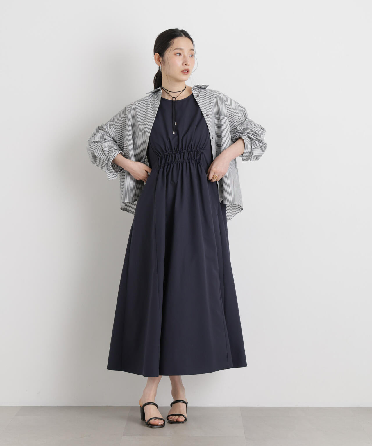 168cm　B:80 W:61 H:88 着用サイズ：M