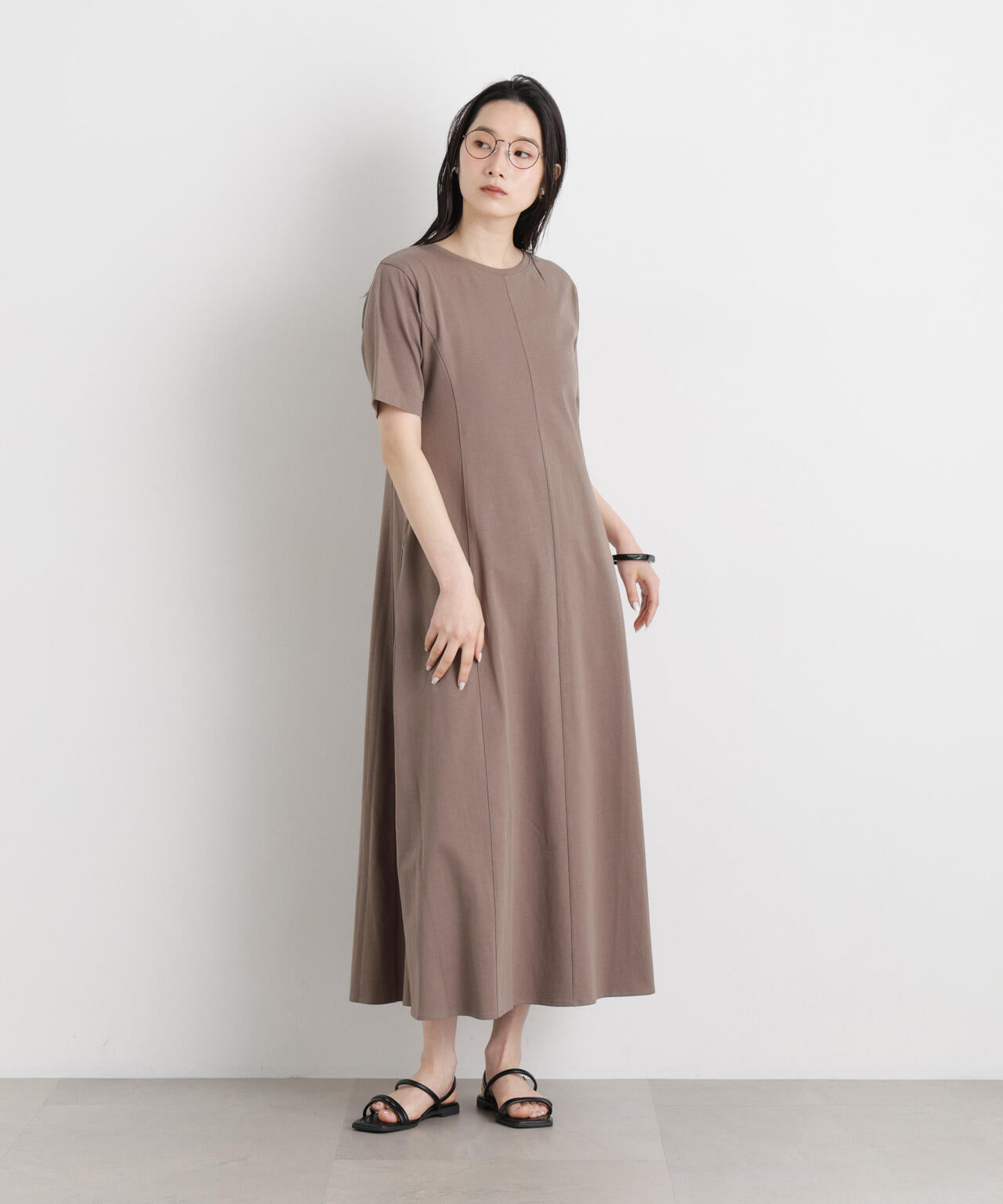バッククロス フレア ワンピース
