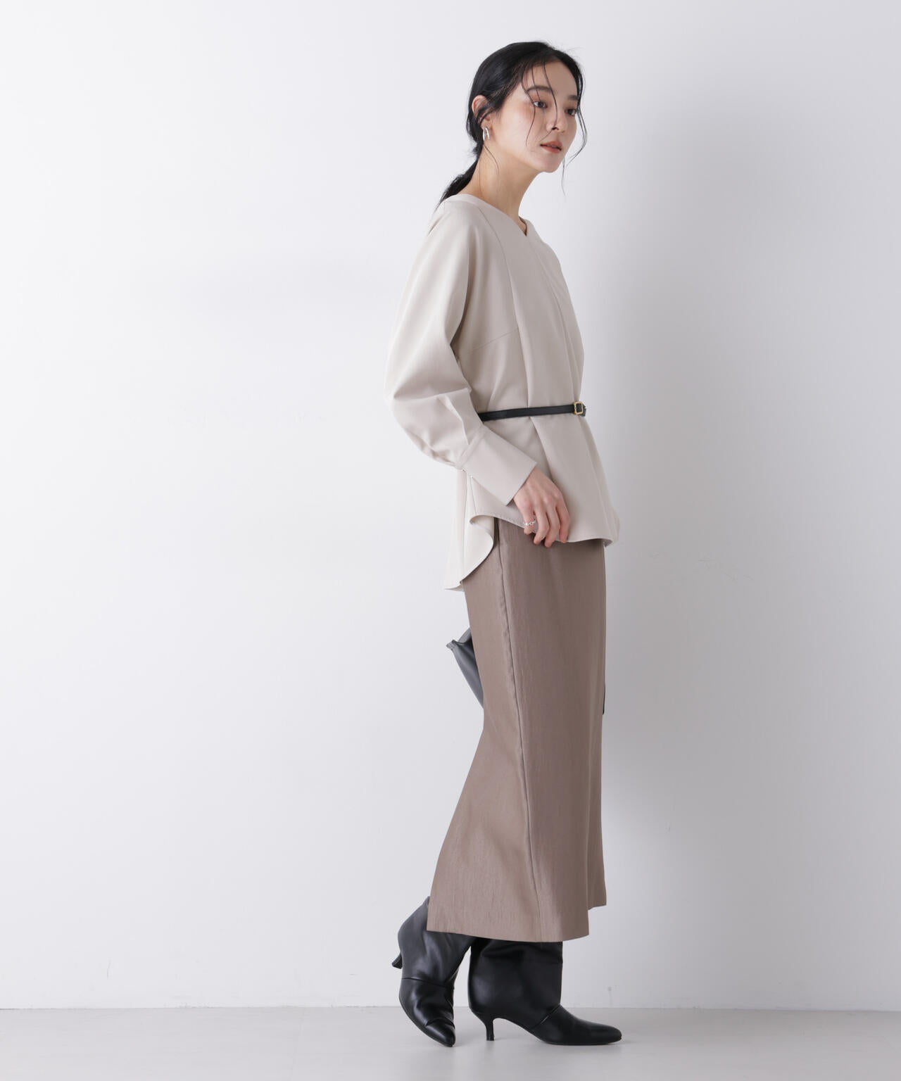 デイリーファンクション Vネックブラウス(セットアップ可) 6696120300