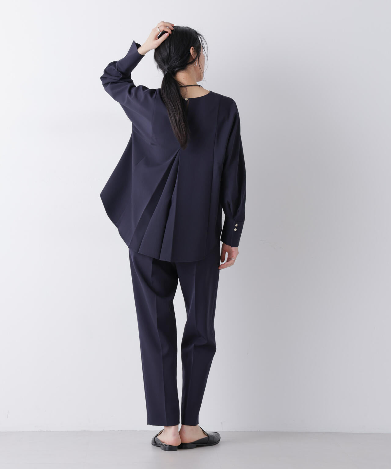 デイリーファンクション Vネックブラウス(セットアップ可) 6696120300