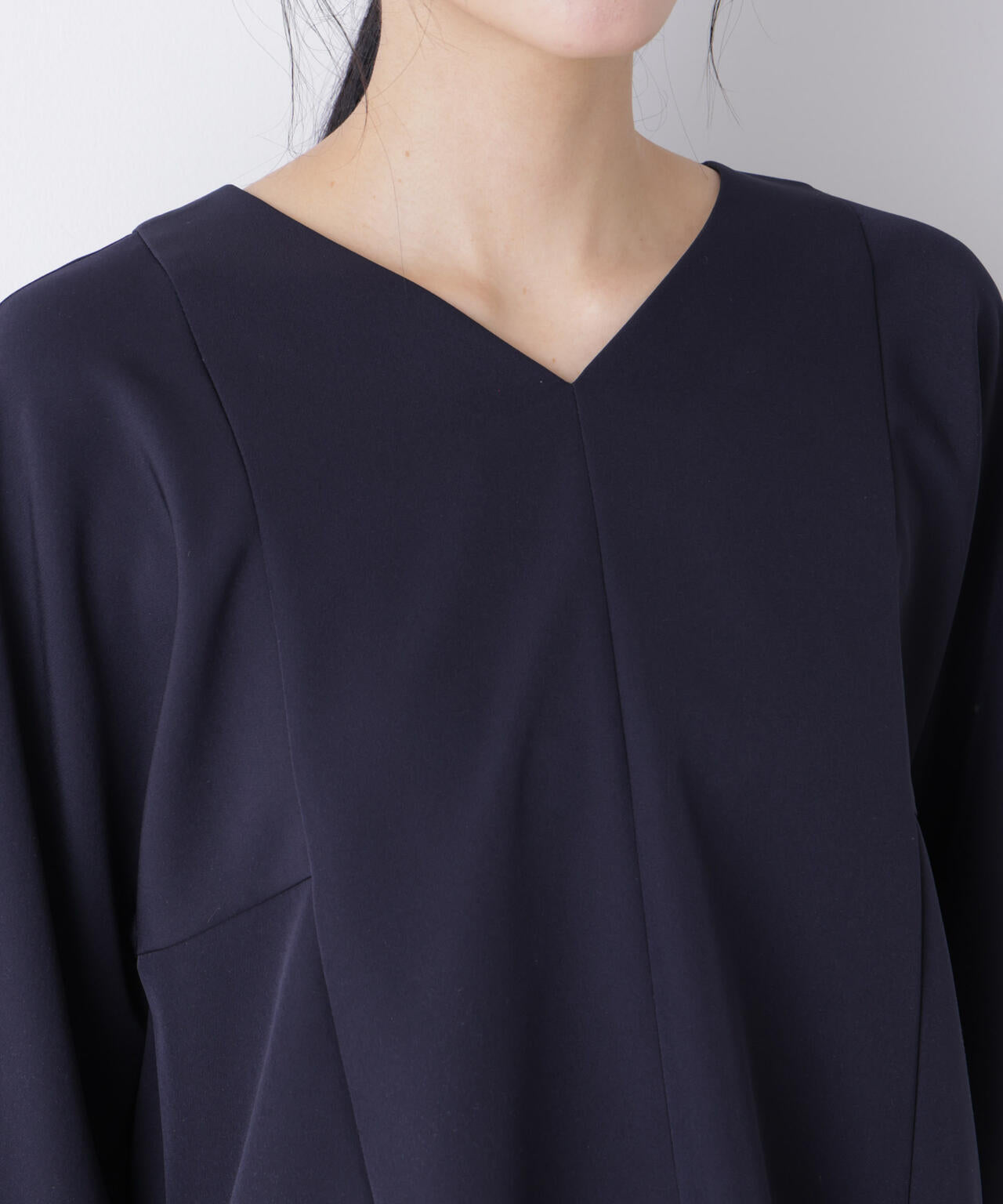 デイリーファンクション Vネックブラウス(セットアップ可) 6696120300