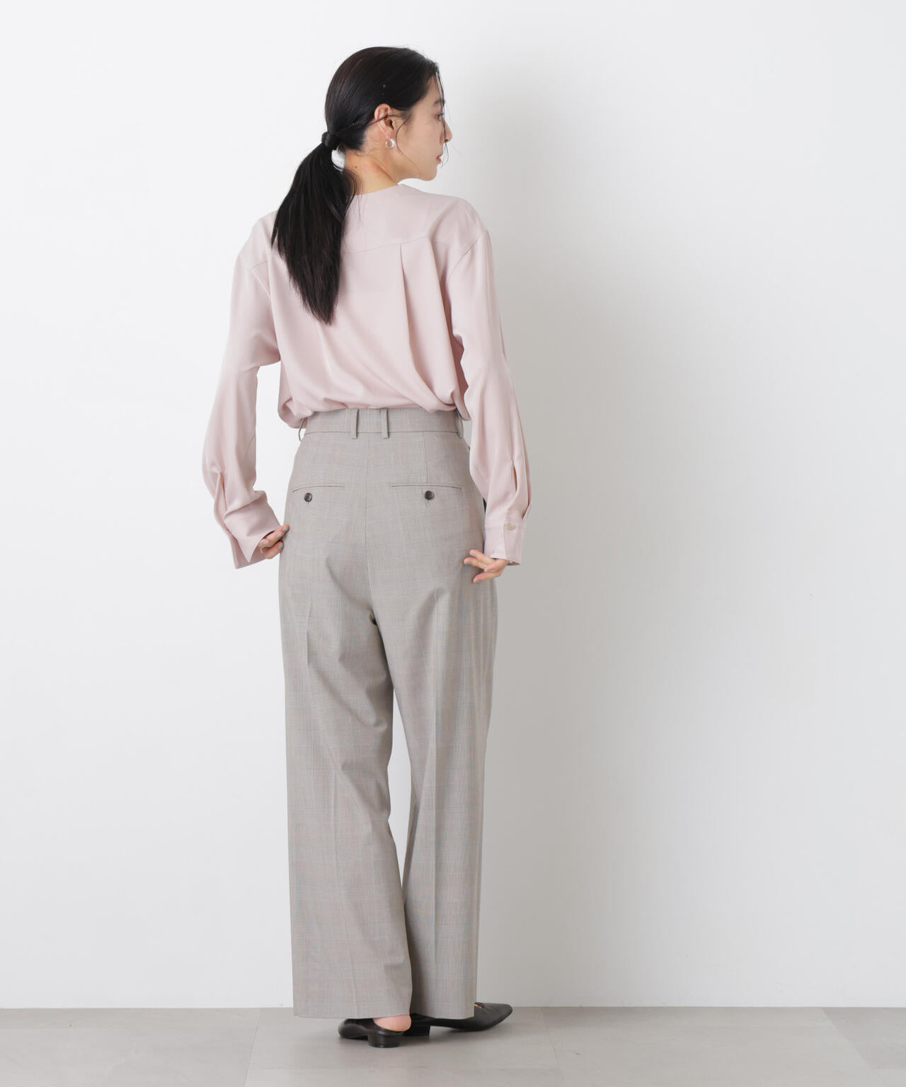 スキッパーポケットブラウス 6696120308