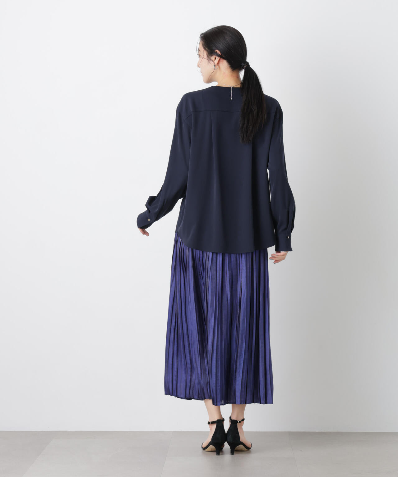 スキッパーポケットブラウス 6696120308