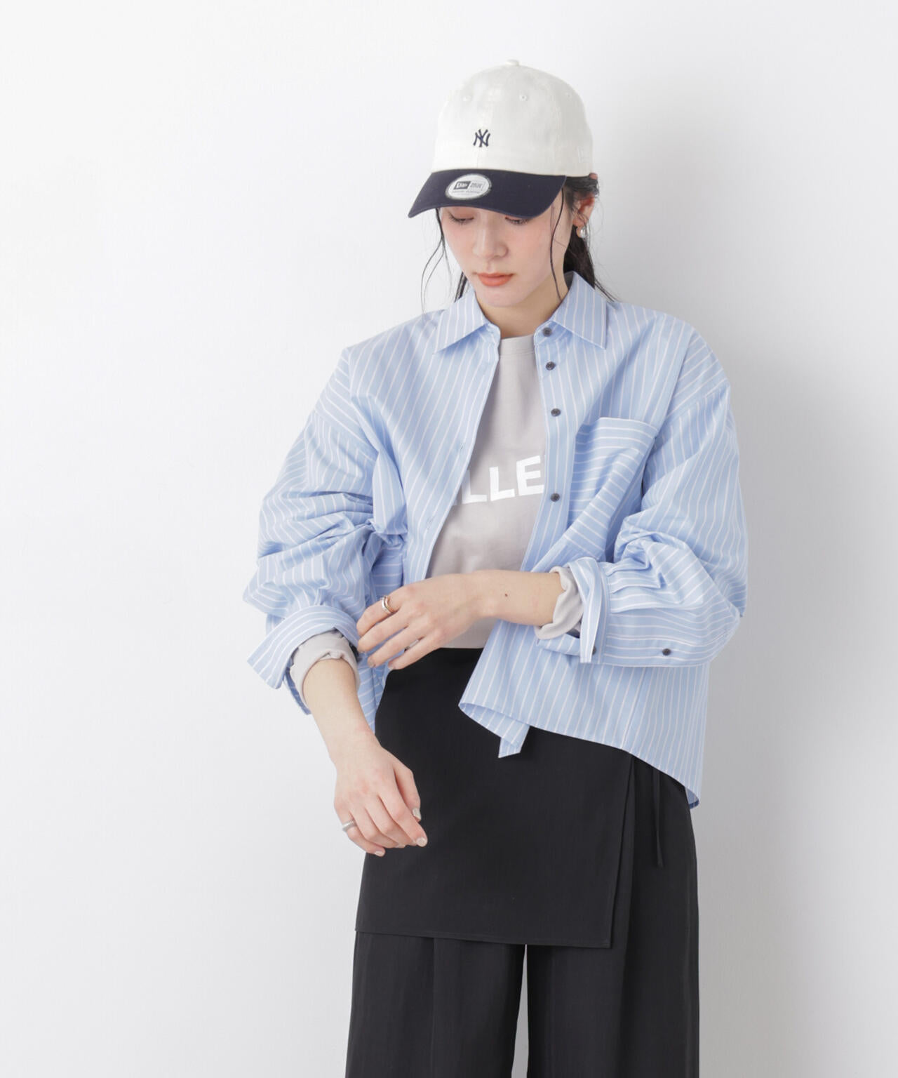 y's 異素材ポケット　ロングシャツ 星纏う双子魔法使いのロングシャツ Favorite フェイバリット シャツ
