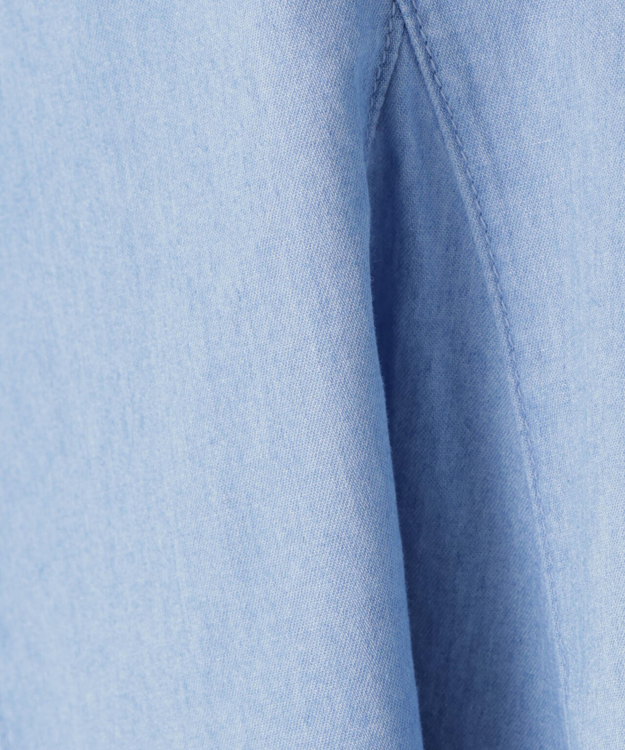 ライトデニムフレアブラウス 6696120312