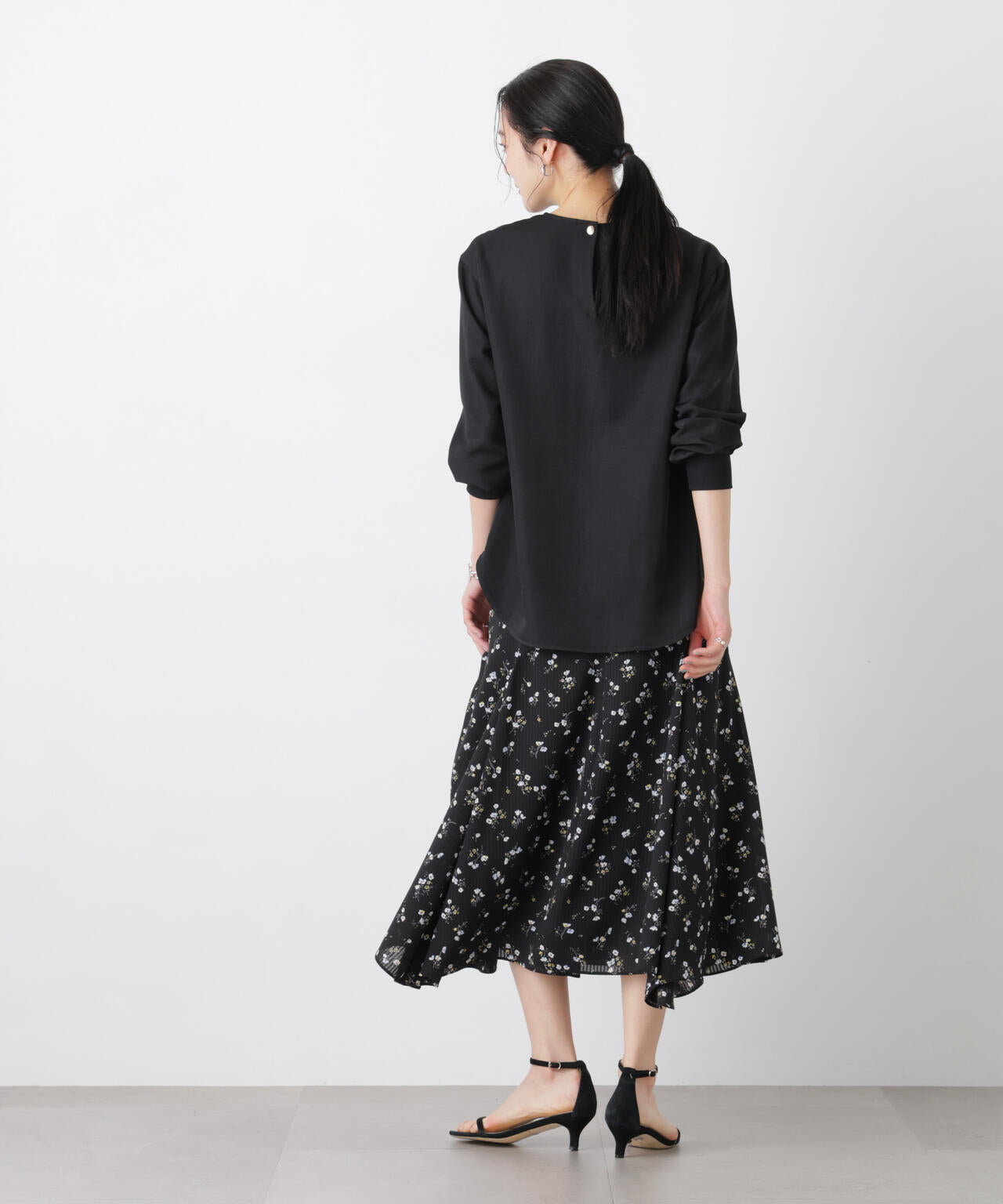 クルーネックイージーブラウス 6696120313