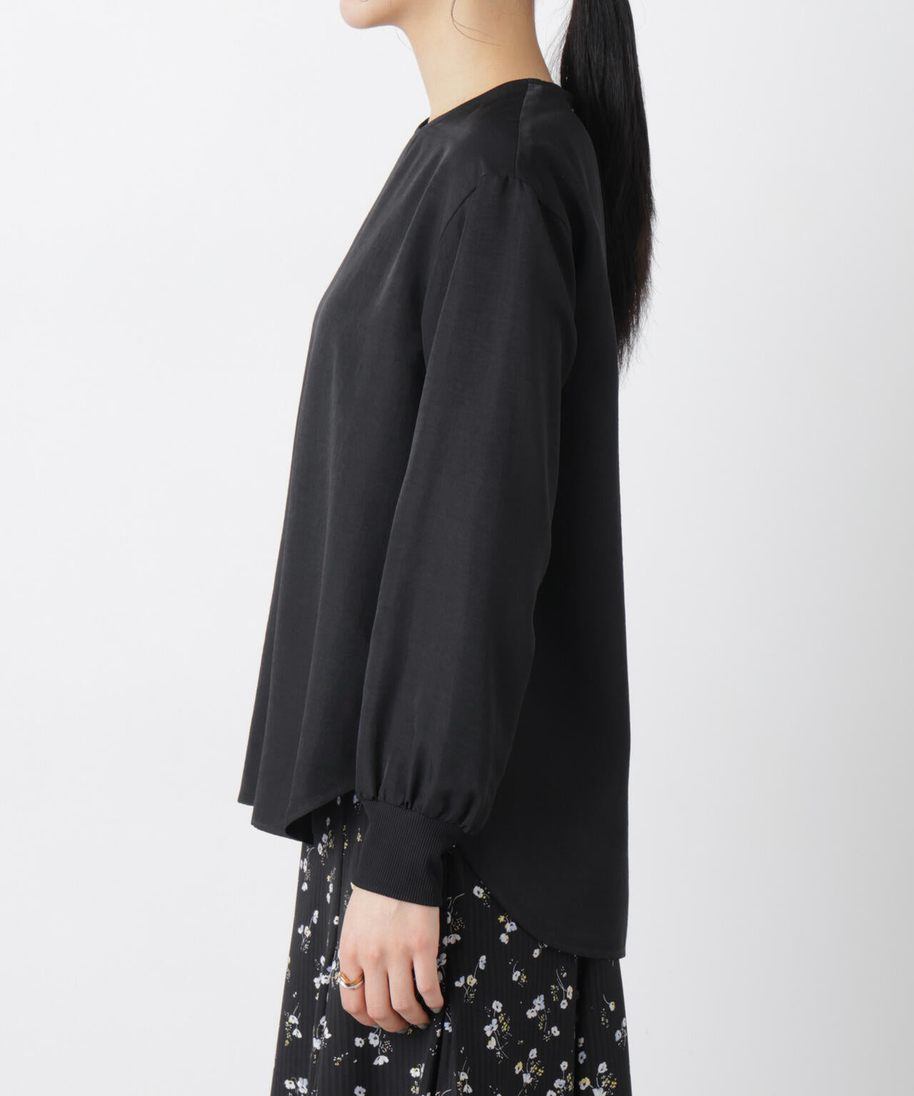 クルーネックイージーブラウス 6696120313