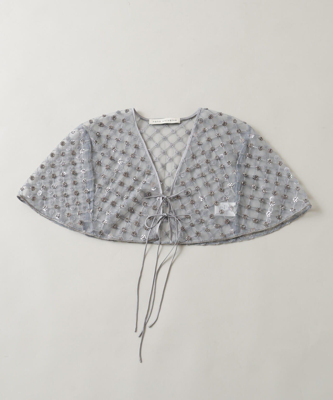 スパンコールビーズ刺繍ボレロストール 6696121300