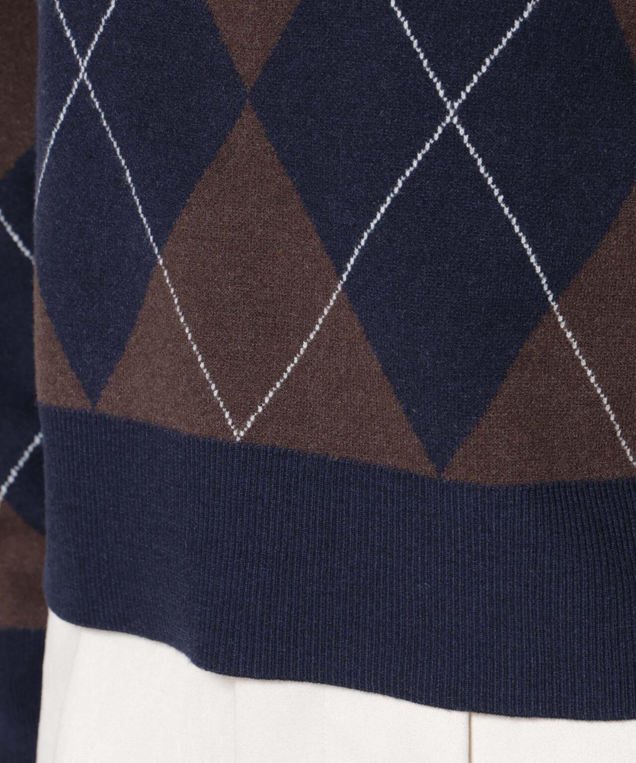 アーガイルワイドポロニット 6696122300