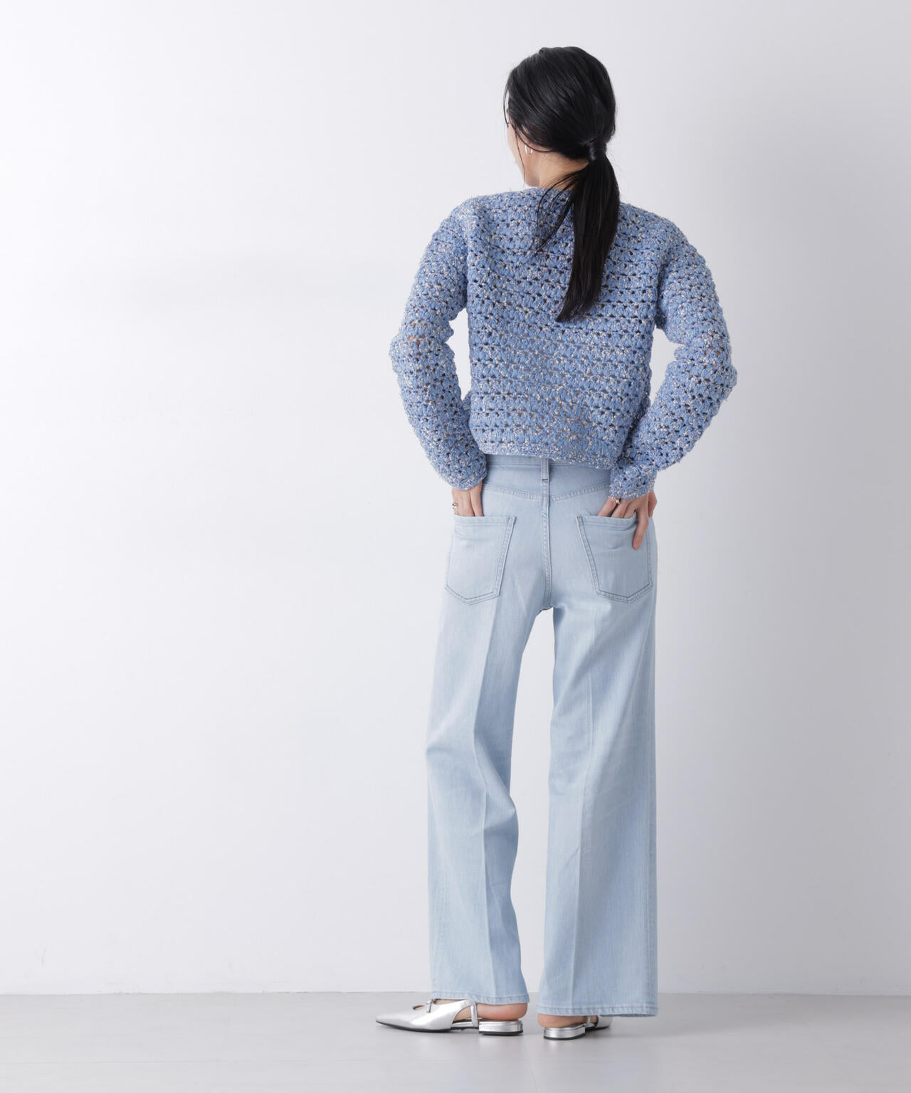 ミックスヤーンクロシェカーディガン 6696122301