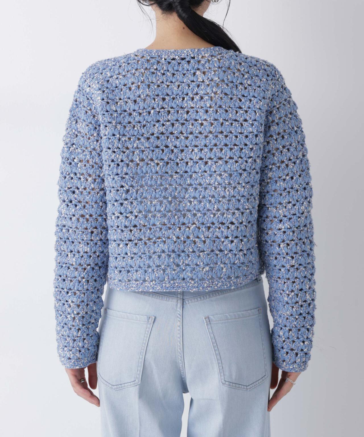 ミックスヤーンクロシェカーディガン 6696122301