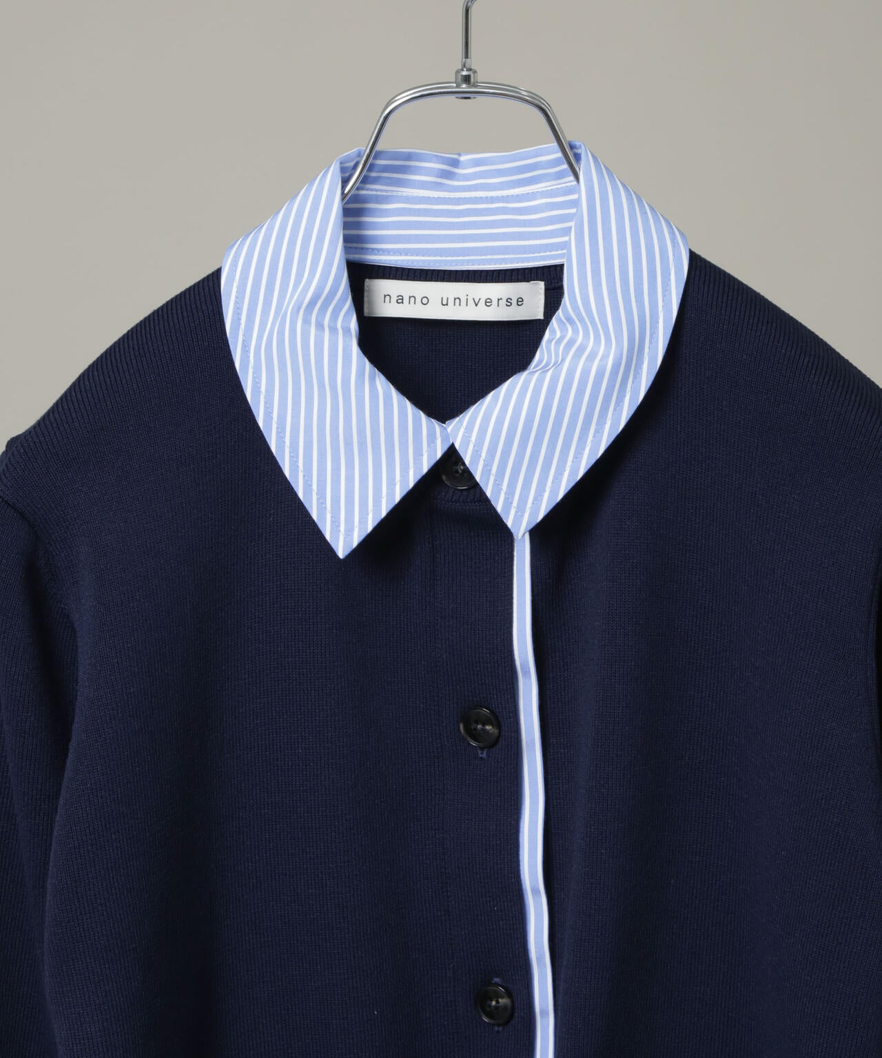 シャツドッキングニットカーディガン 6696122303