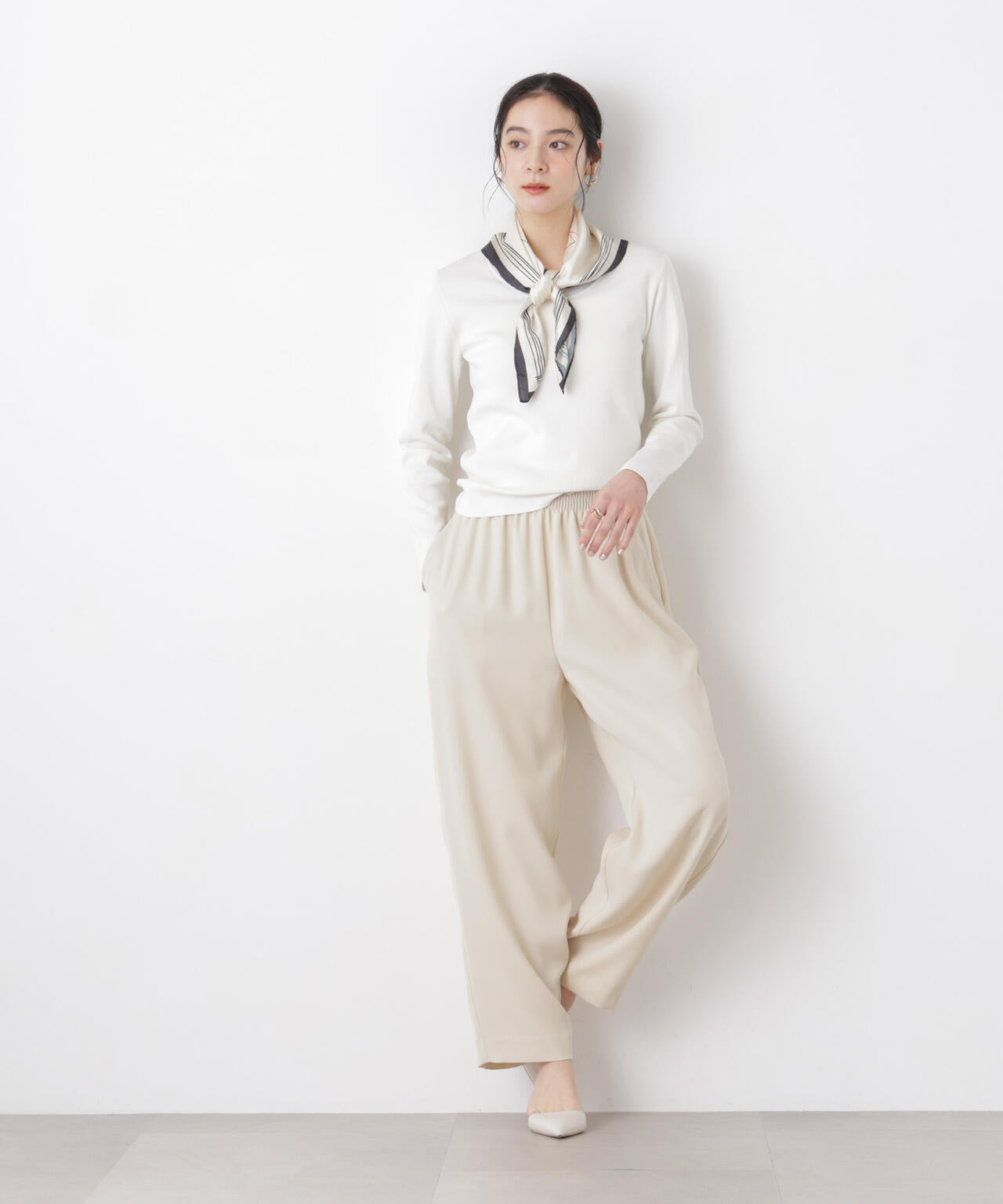 7function Uネック総針ニット 6696122305