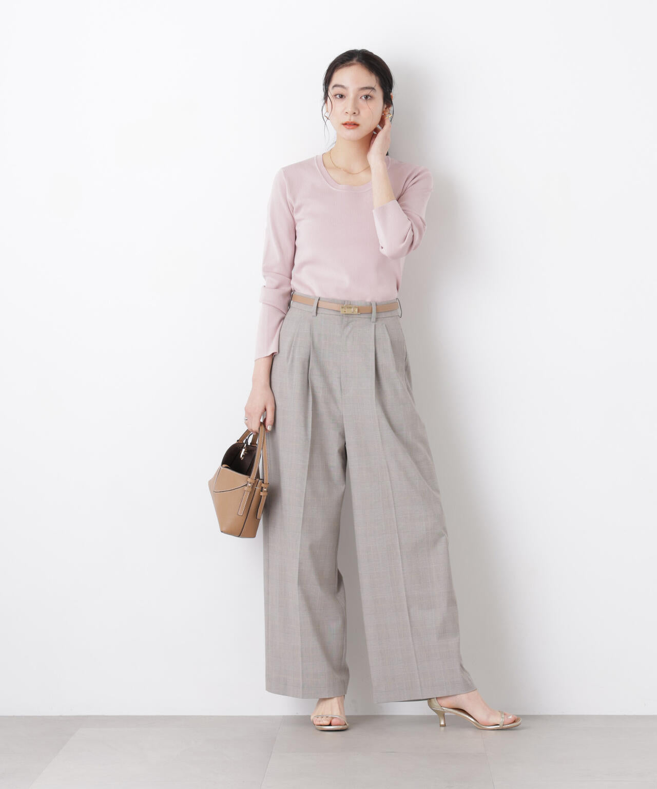 7function Uネック総針ニット 6696122305