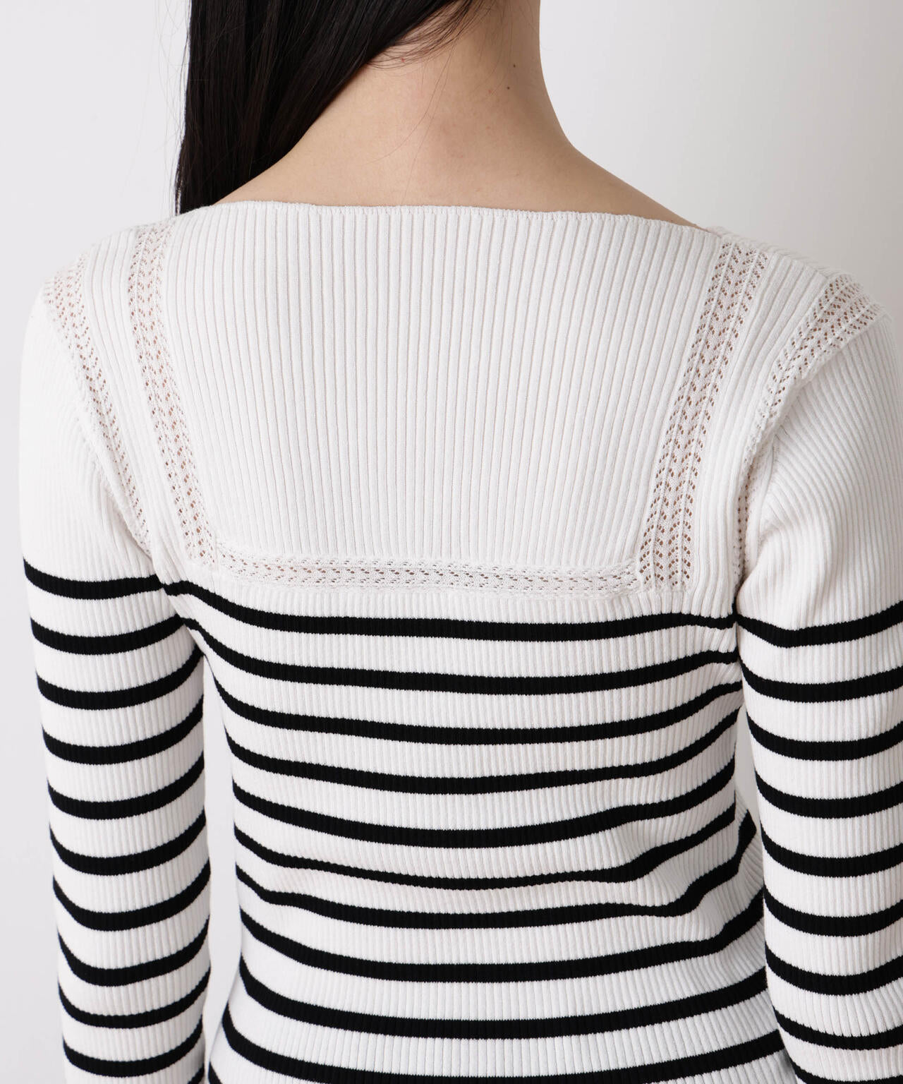 「STEVELOUR」ボーダーフィットニット 6696122317