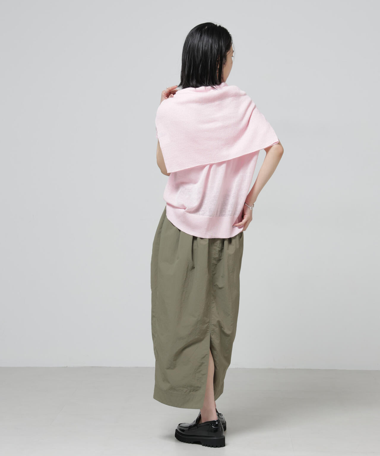 European Flax 2wayフレンチスリーブニット 6696122318