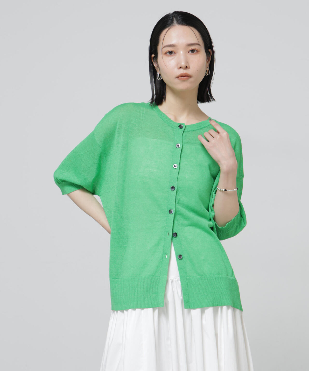 European Flax 2wayオーバーニットトップス 6696122319