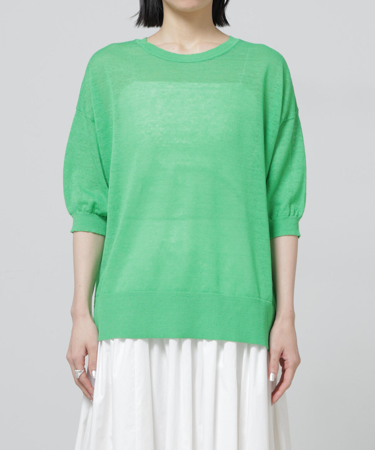 European Flax 2wayオーバーニットトップス 6696122319