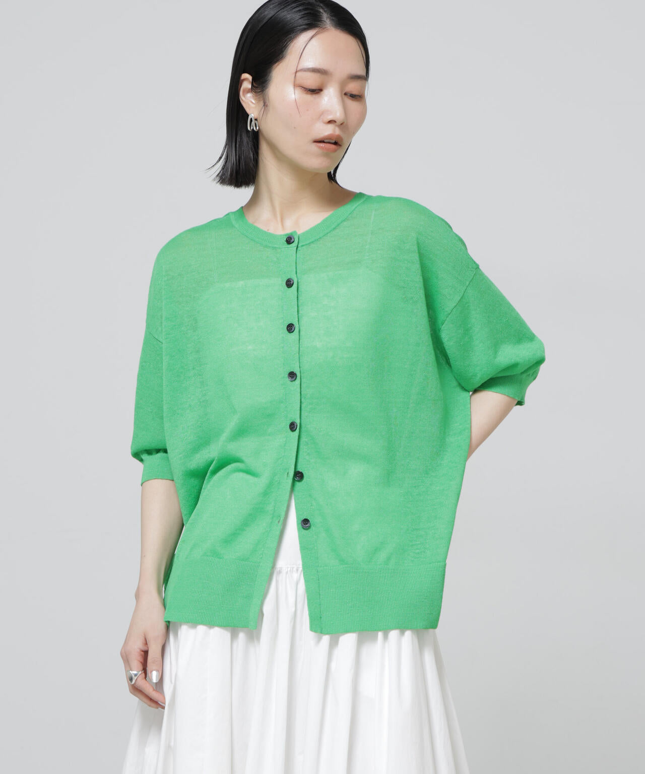 European Flax 2wayオーバーニットトップス 6696122319