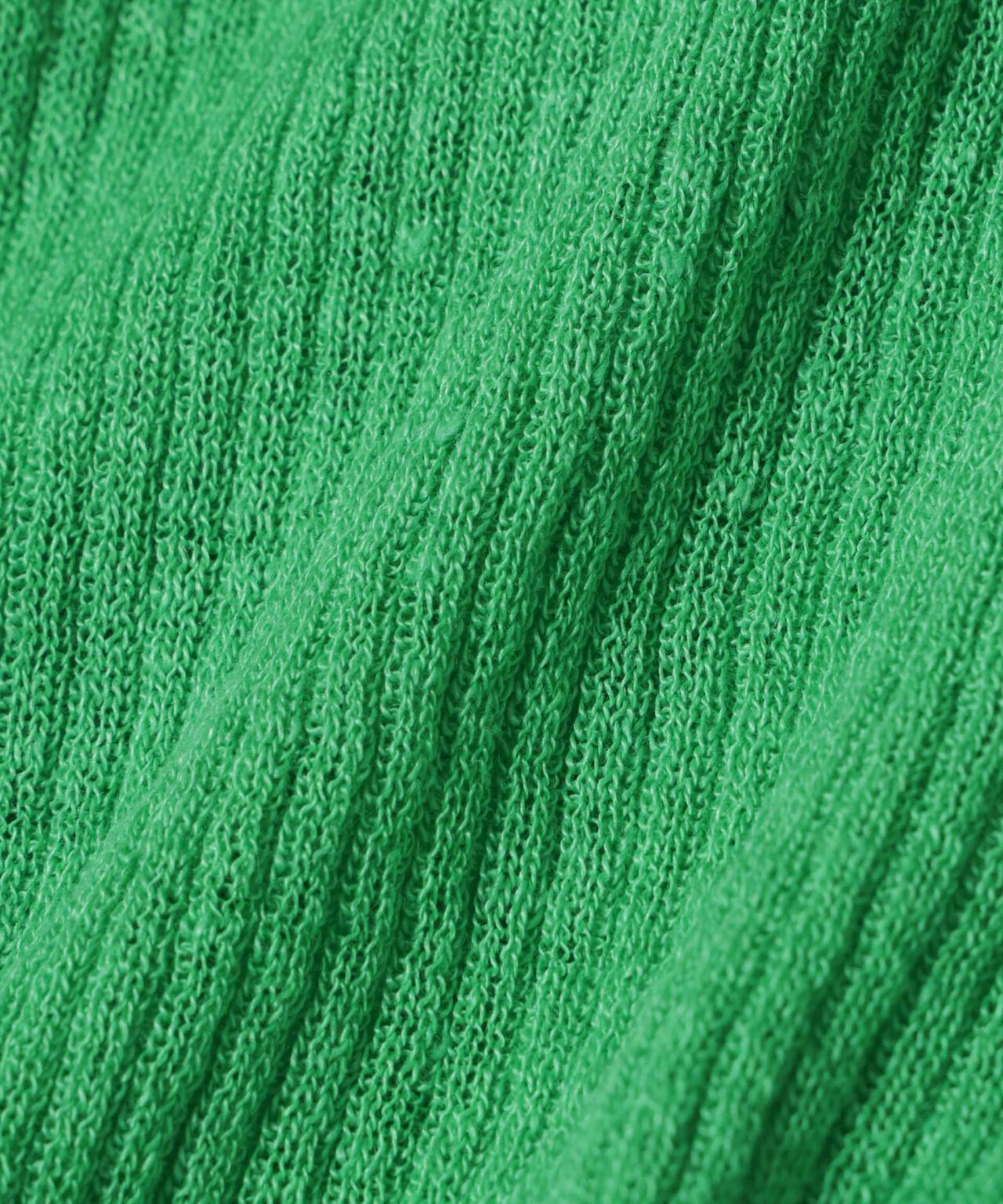 European Flax リブカーディガン 6696122320