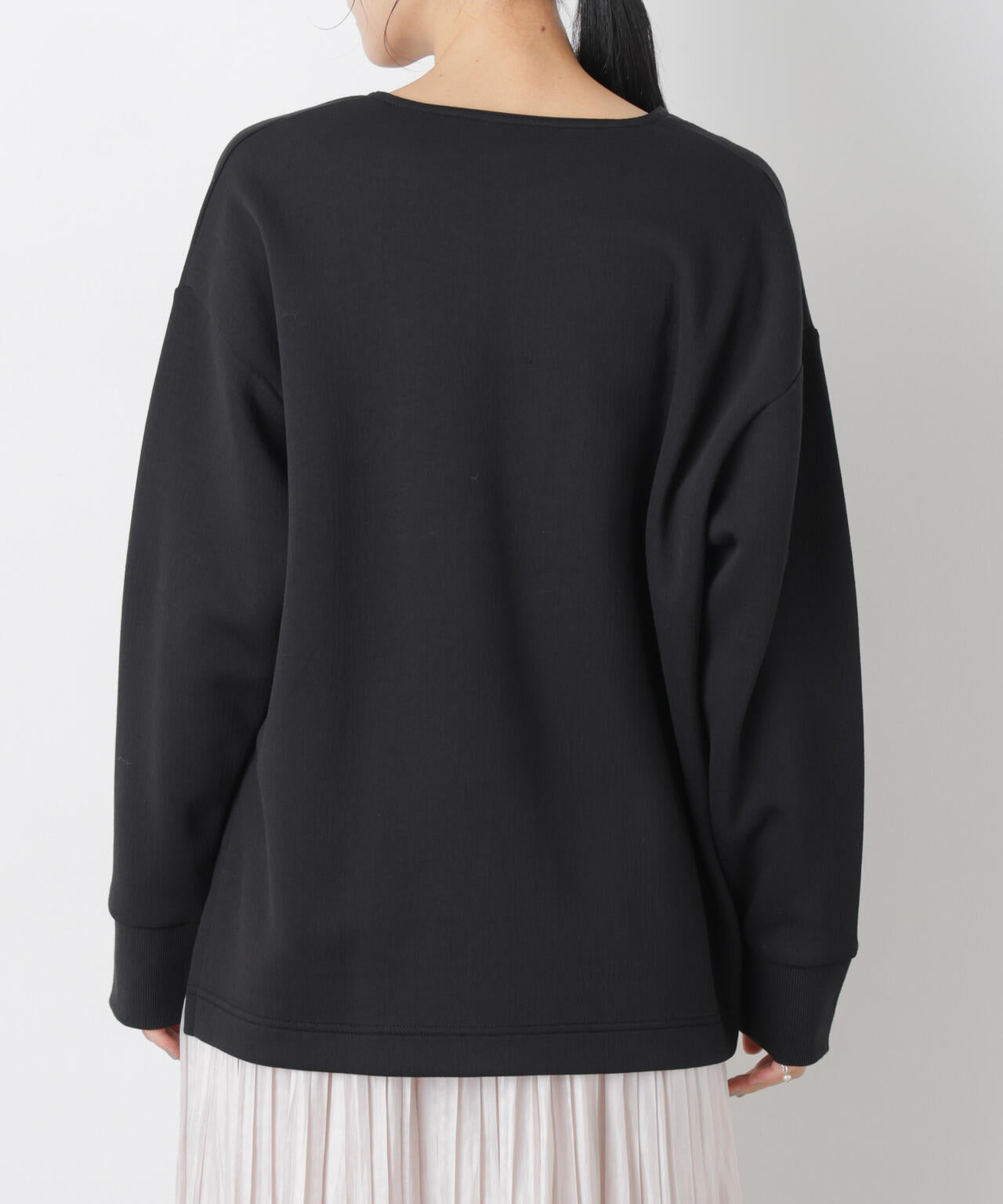 ダンボールカット キーネック スリット トップス