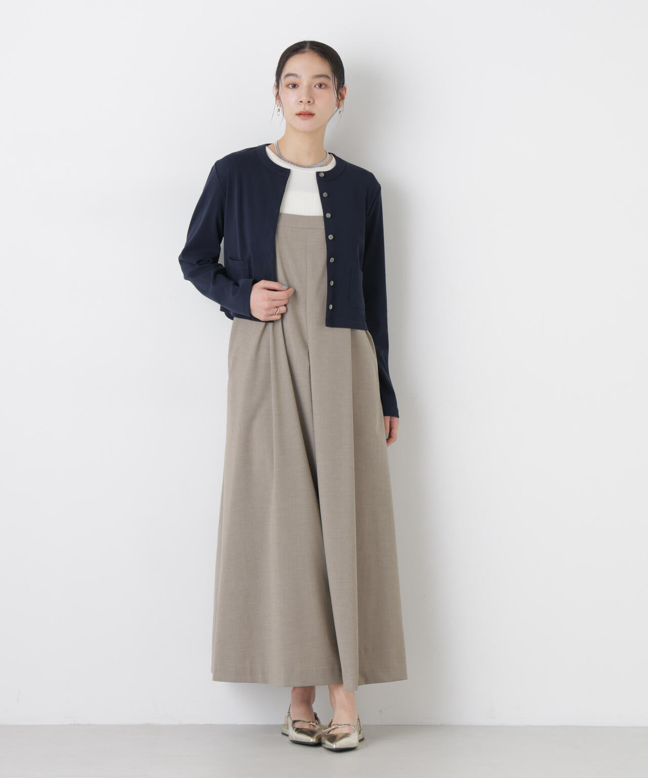 強撚コットンコンパクトカーディガン 6696123302