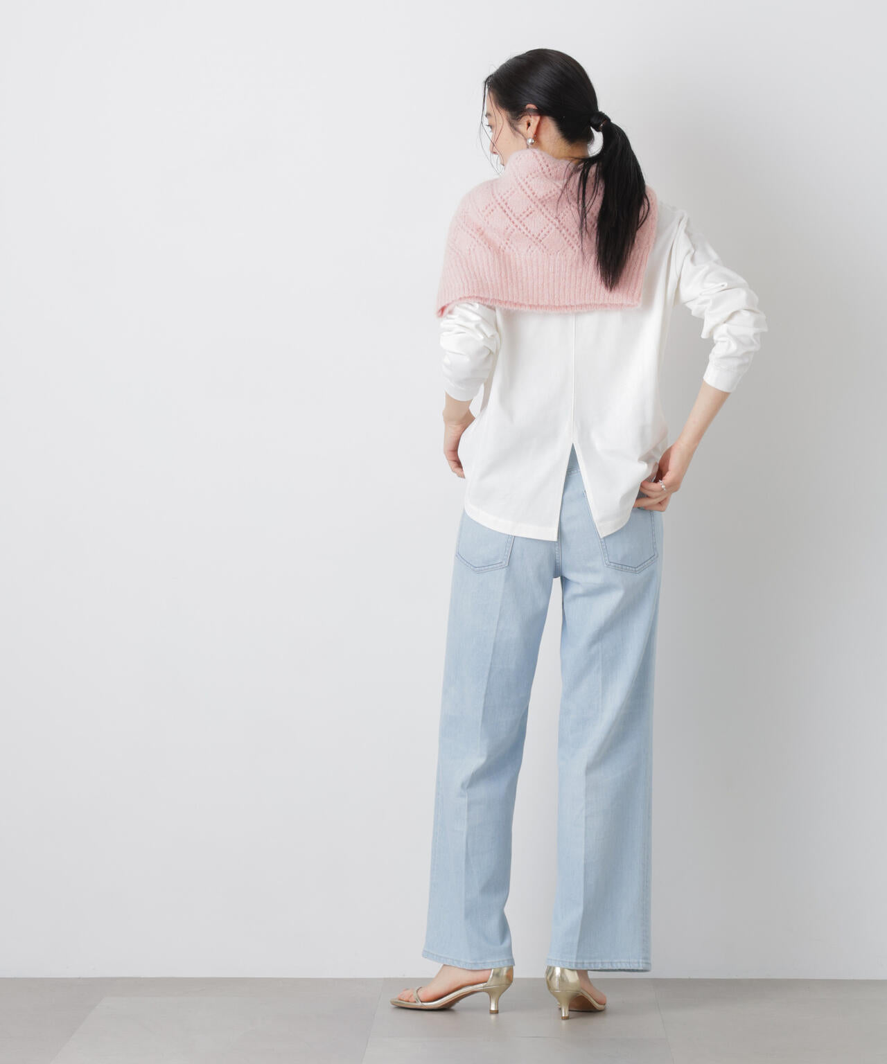 ロゴプリントロングスリーブTシャツ 6696123305