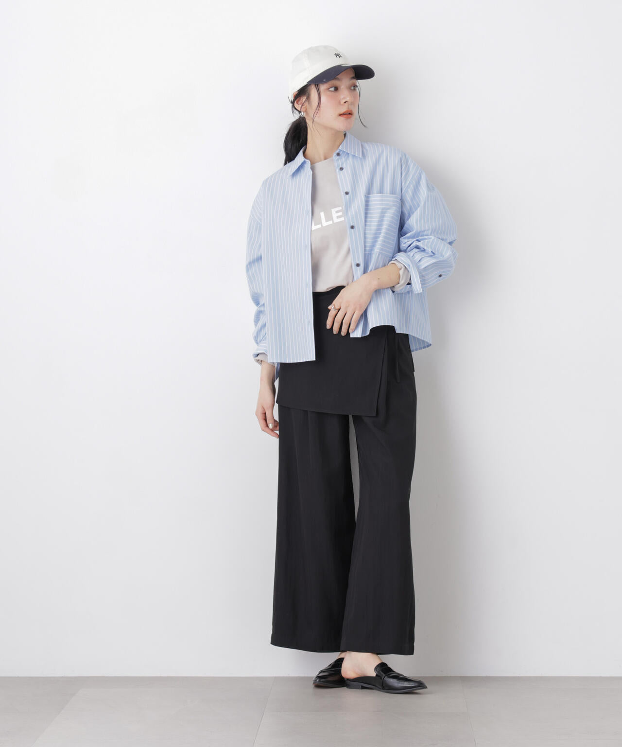 ロゴ プリン ロングスリーブ Tシャツ