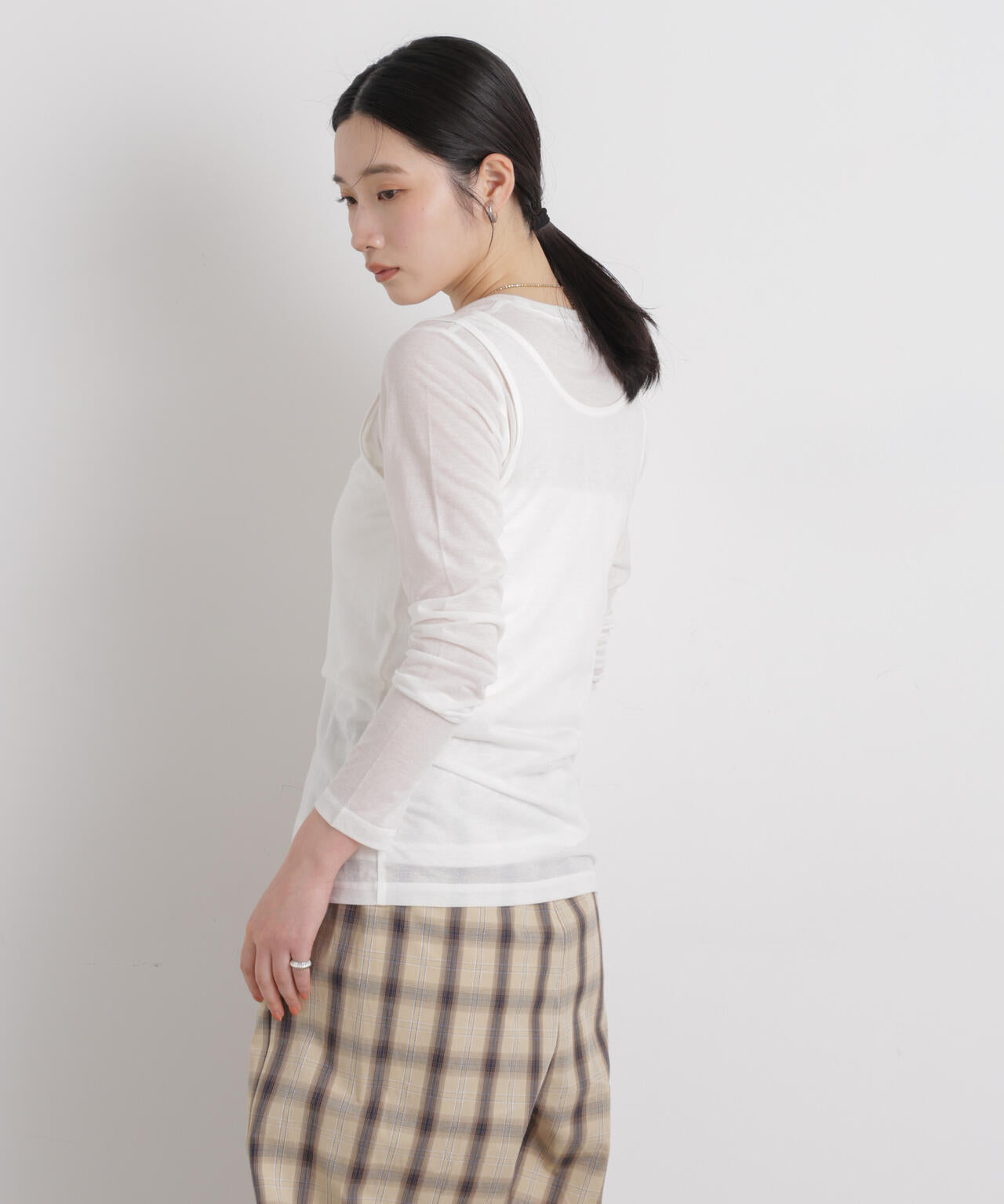 シアータンク＋ロンTレイヤードセット 6696123306