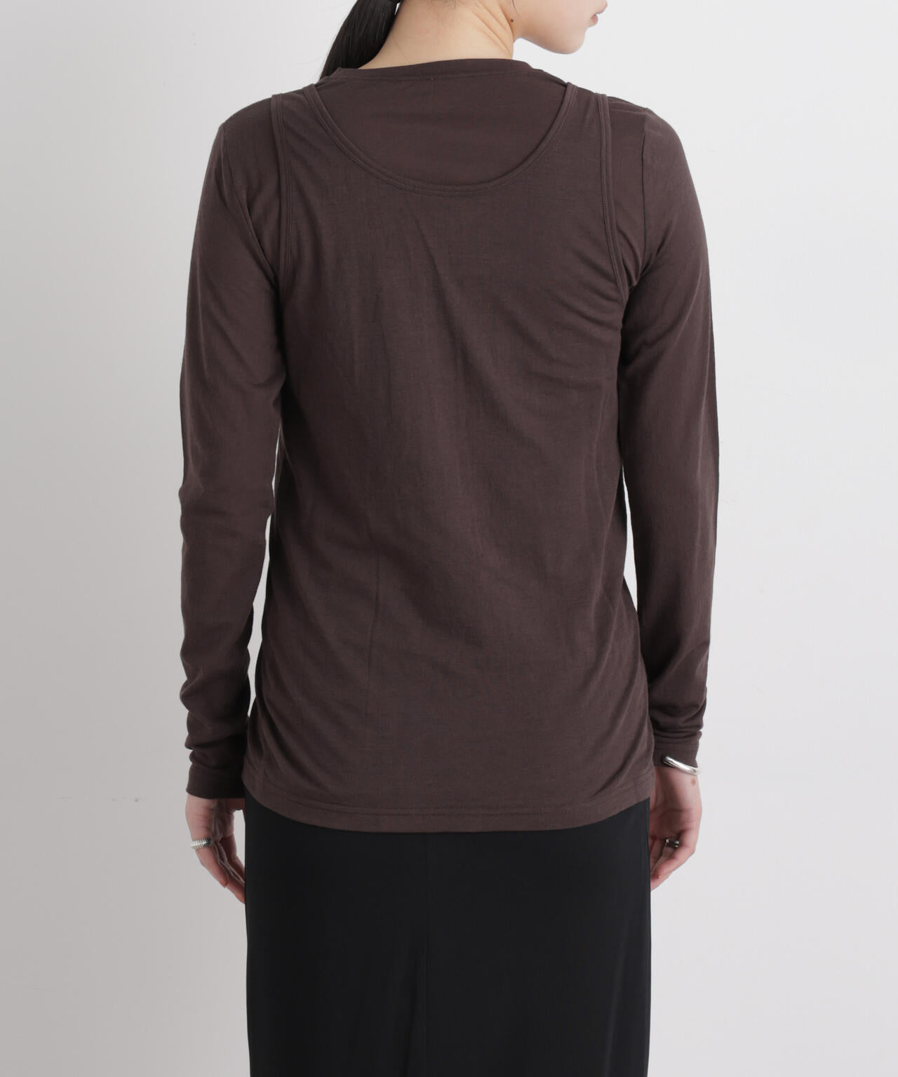 シアータンク＋ロンTレイヤードセット 6696123306