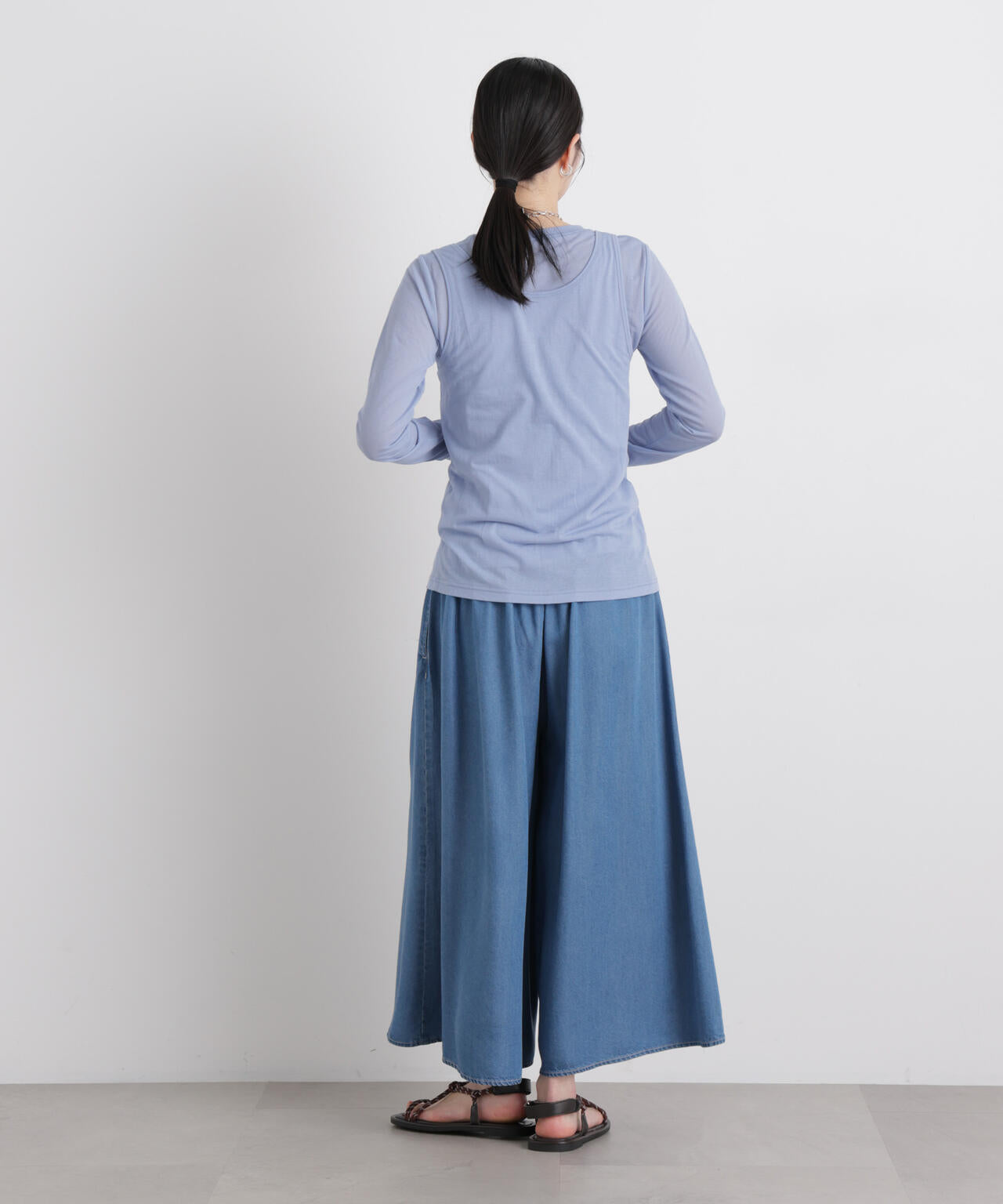 シアータンク＋ロンTレイヤードセット 6696123306