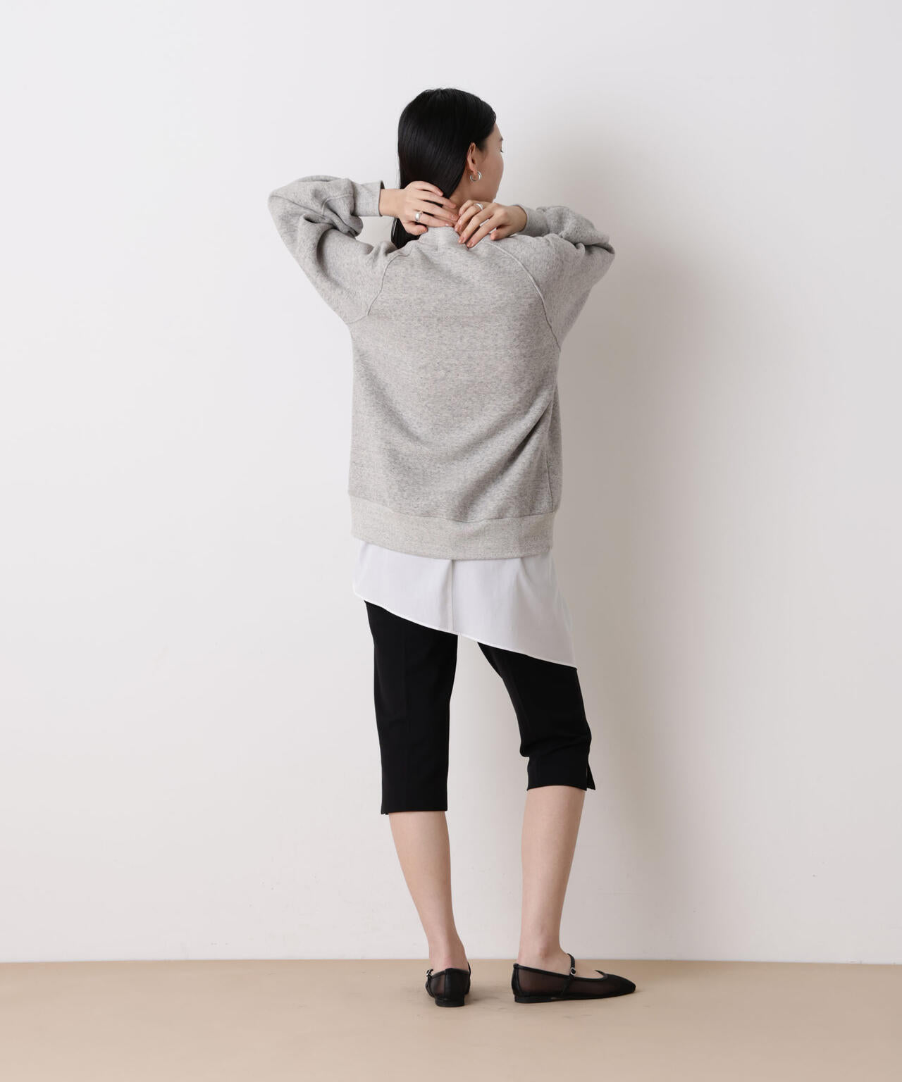 「STEVELOUR」フラッフィースタンドプルオーバー 6696123308