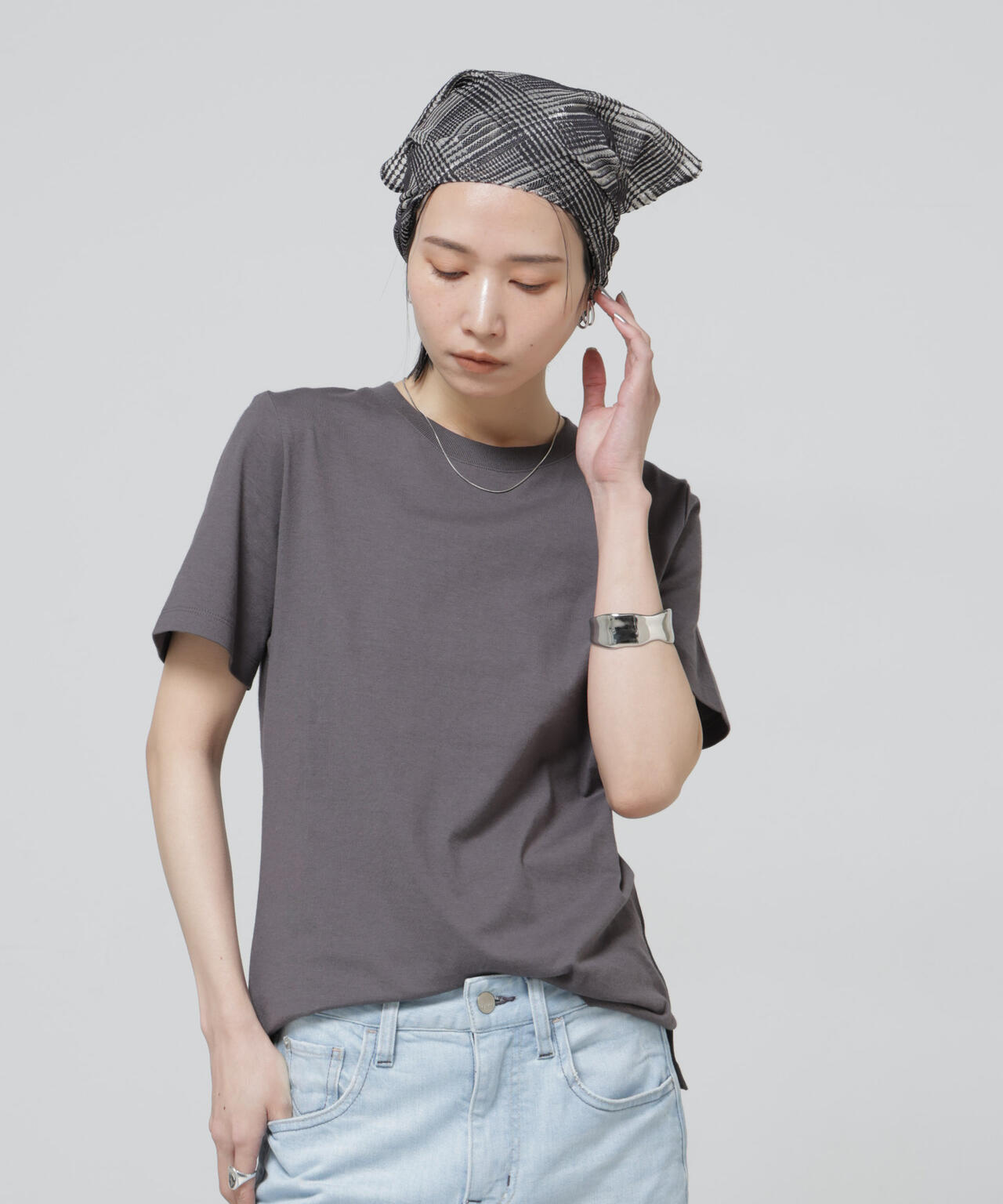 Anti Soaked(R) 汗染み防止 クルーネック Tシャツ