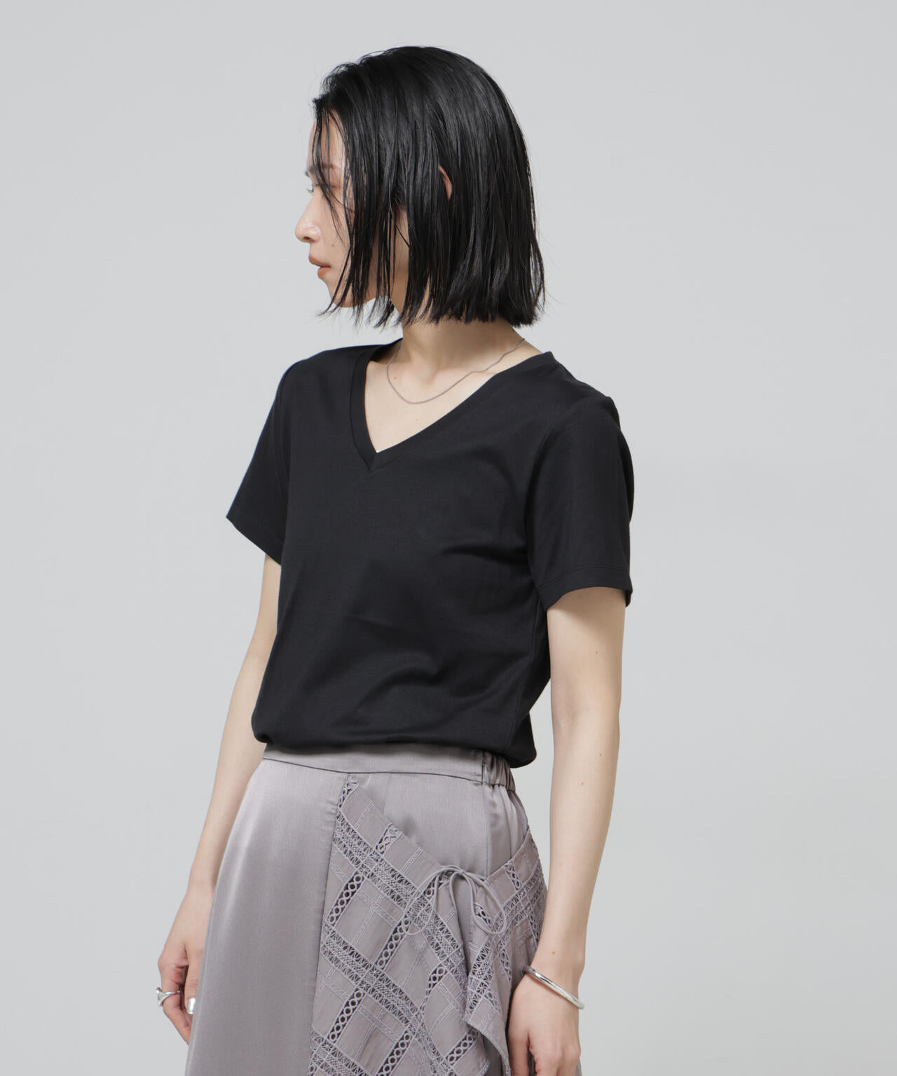 Anti Soaked(R) 汗染み防止VネックTシャツ 6696124301