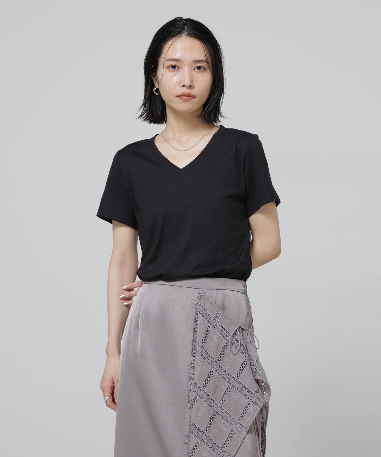 Anti Soaked(R) 汗染み防止VネックTシャツ 6696124301