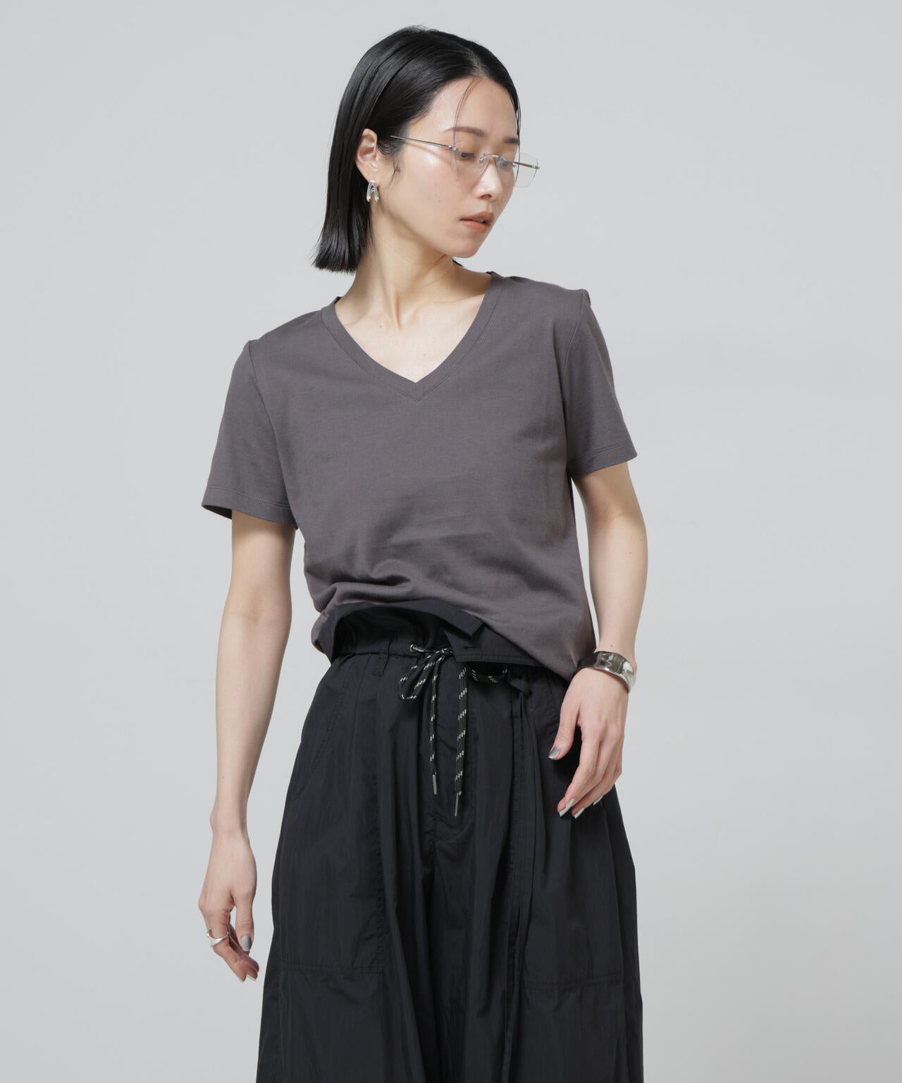 Anti Soaked(R) 汗染み防止 Vネック Tシャツ