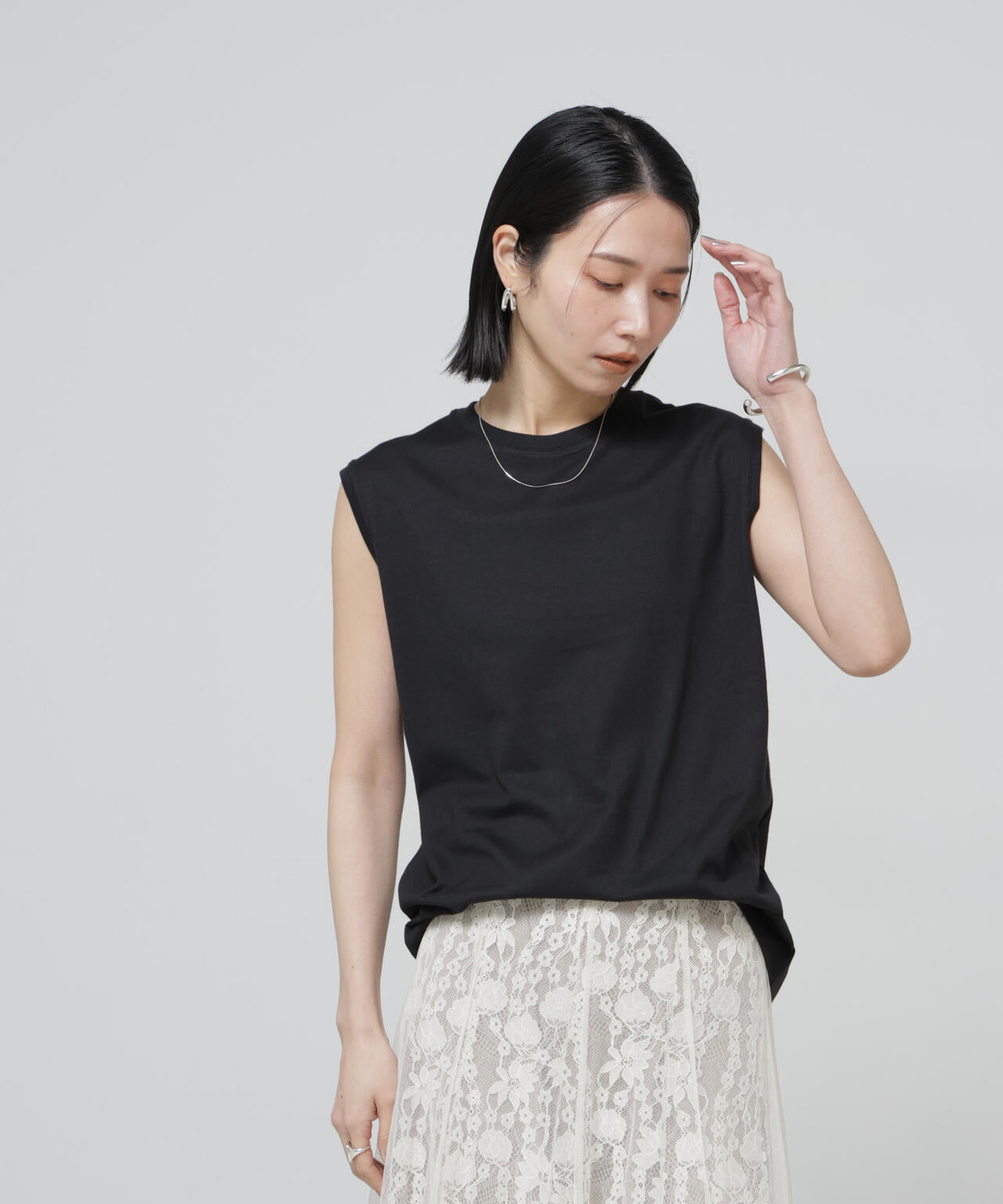 Anti Soaked(R) 汗染み防止ノースリーブTシャツ 6696124302