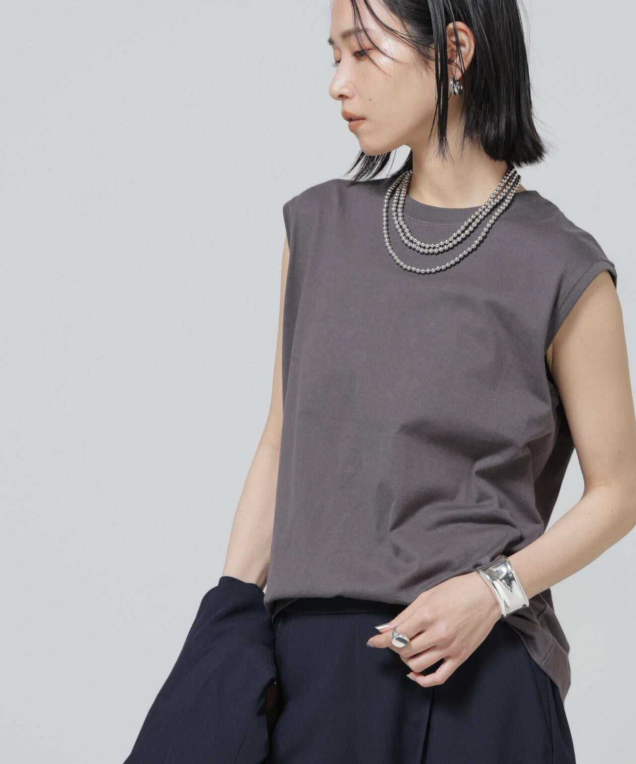 Anti Soaked(R) 汗染み防止ノースリーブTシャツ 6696124302