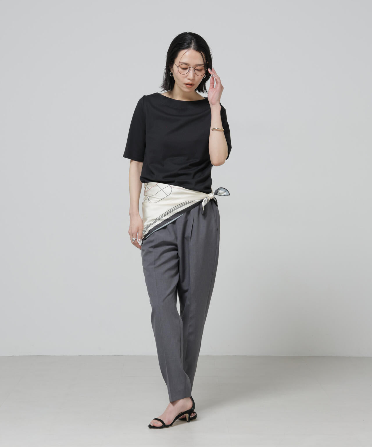 Anti Soaked(R) 汗染み防止ボートネックTシャツ 6696124303