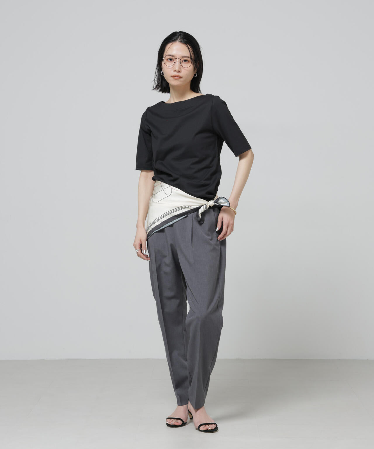 Anti Soaked(R) 汗染み防止ボートネックTシャツ 6696124303