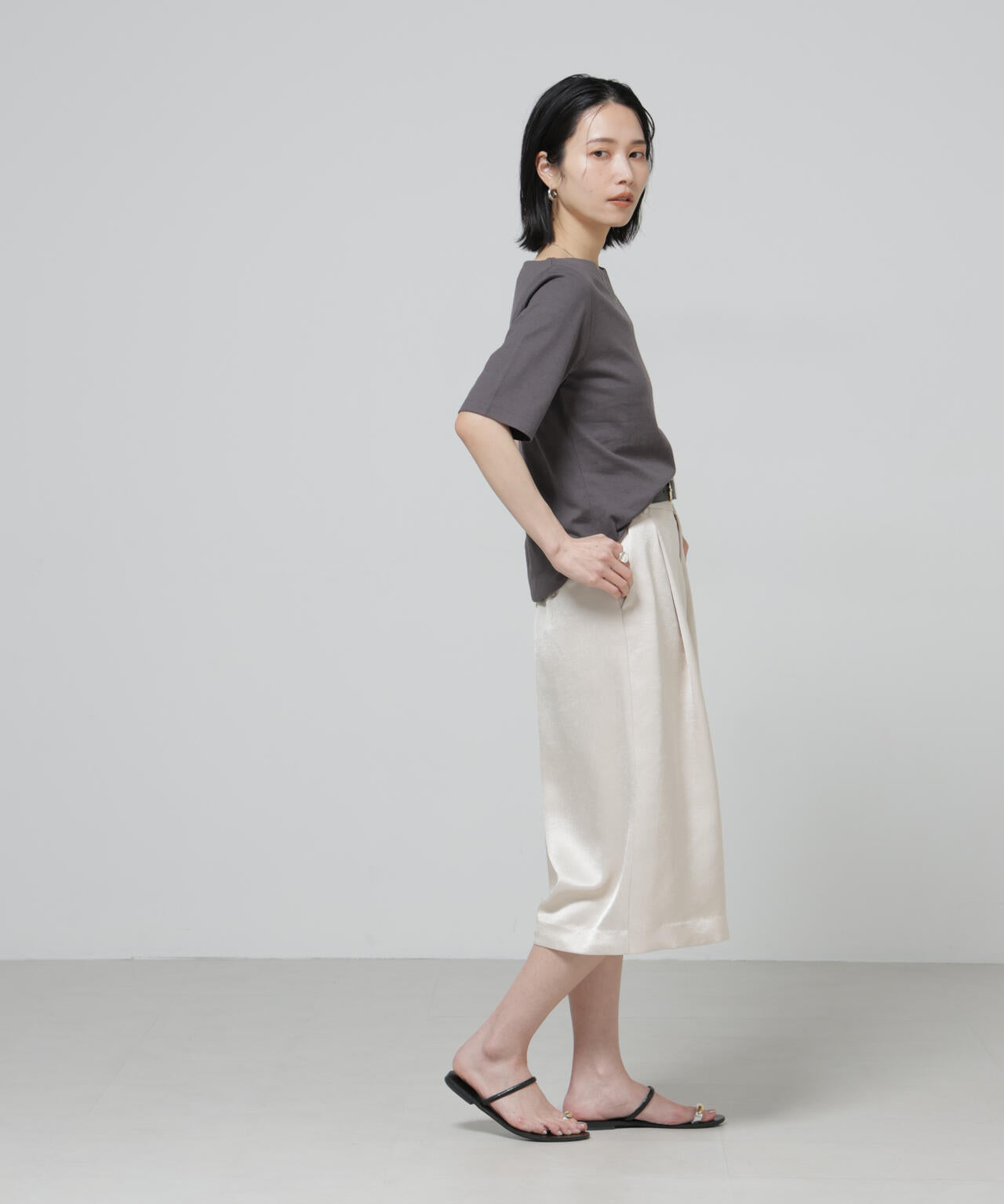 Anti Soaked(R) 汗染み防止ボートネックTシャツ 6696124303